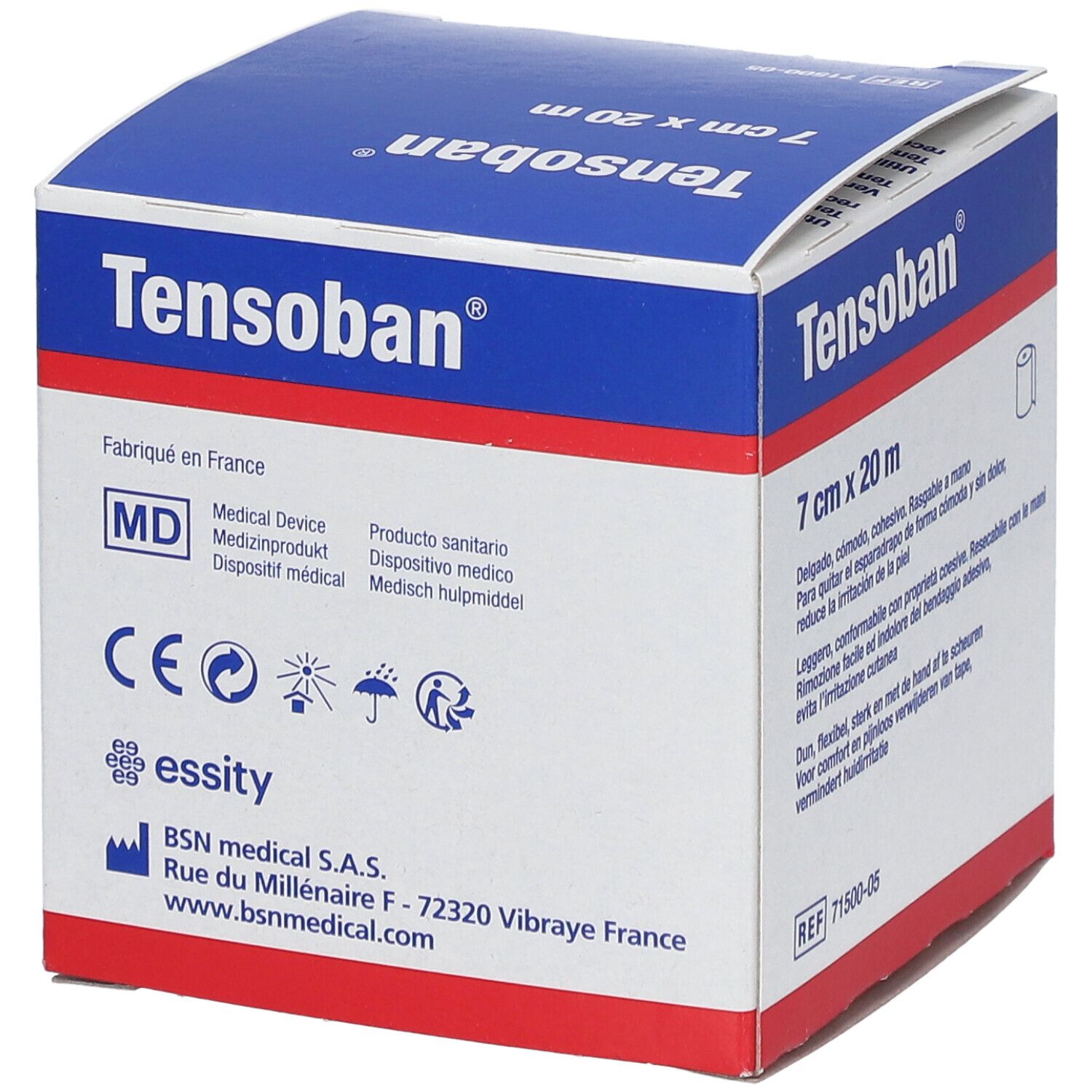 Tensoban 7 Cm X 20 M 1 Pc S Redcare Pharmacie