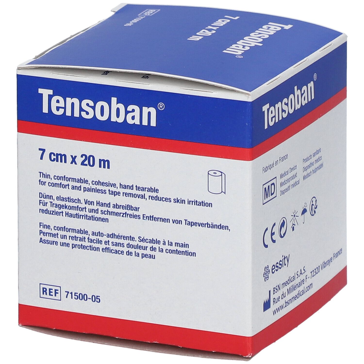 Tensoban 7 Cm X 20 M 1 Pc S Redcare Pharmacie