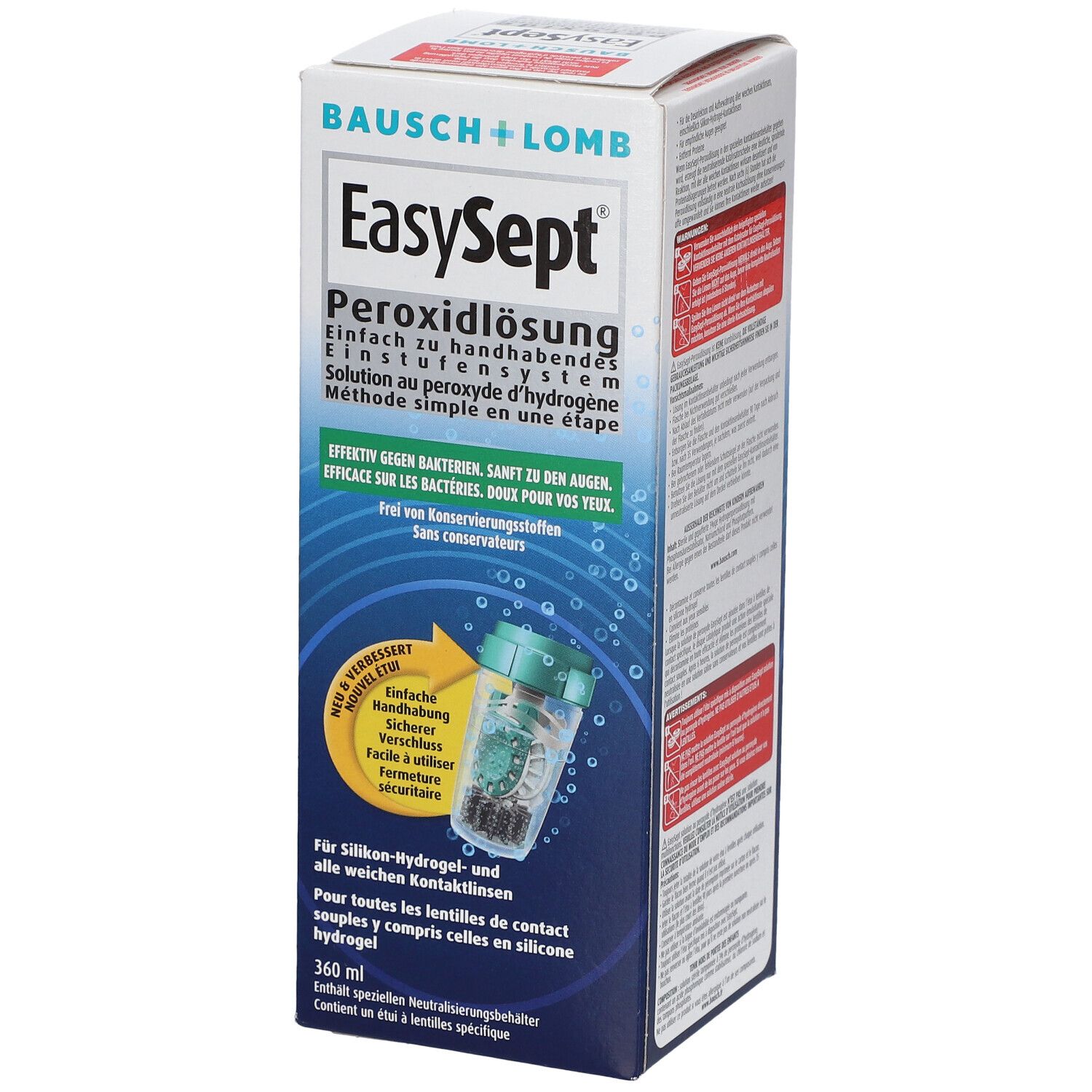 Bausch Lomb EasySept 360 Ml Redcare Pharmacie