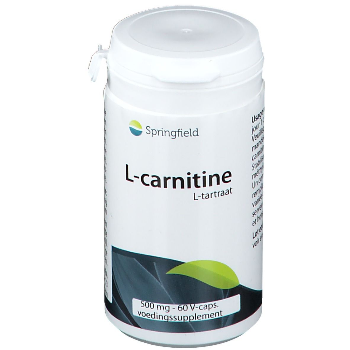 Springfield L Carnitine L Tartrate 500 Mg 60 Pc S Redcare Pharmacie