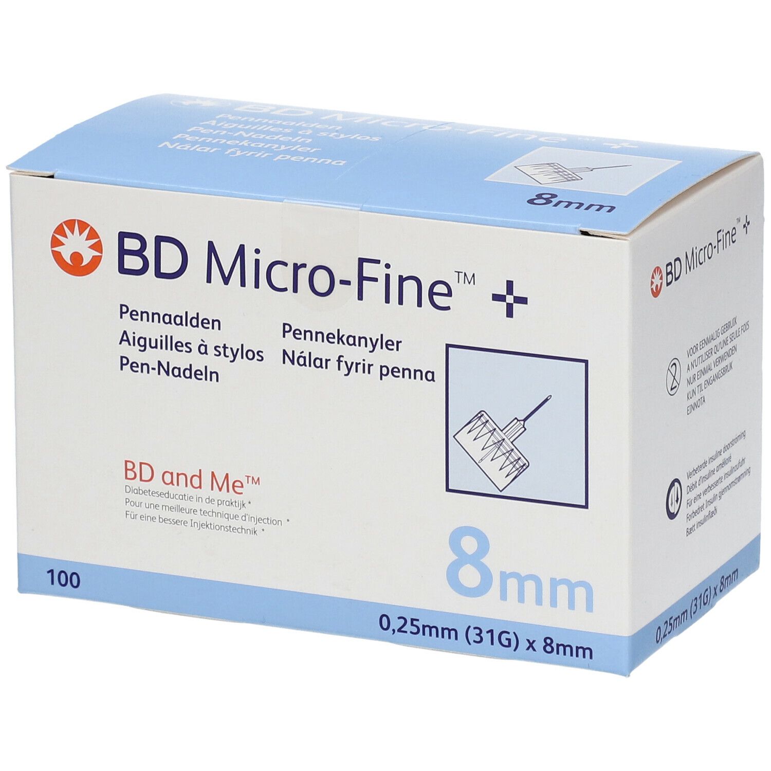 BD Micro Fine 8 Mm 31g 100 Pc S Redcare Pharmacie