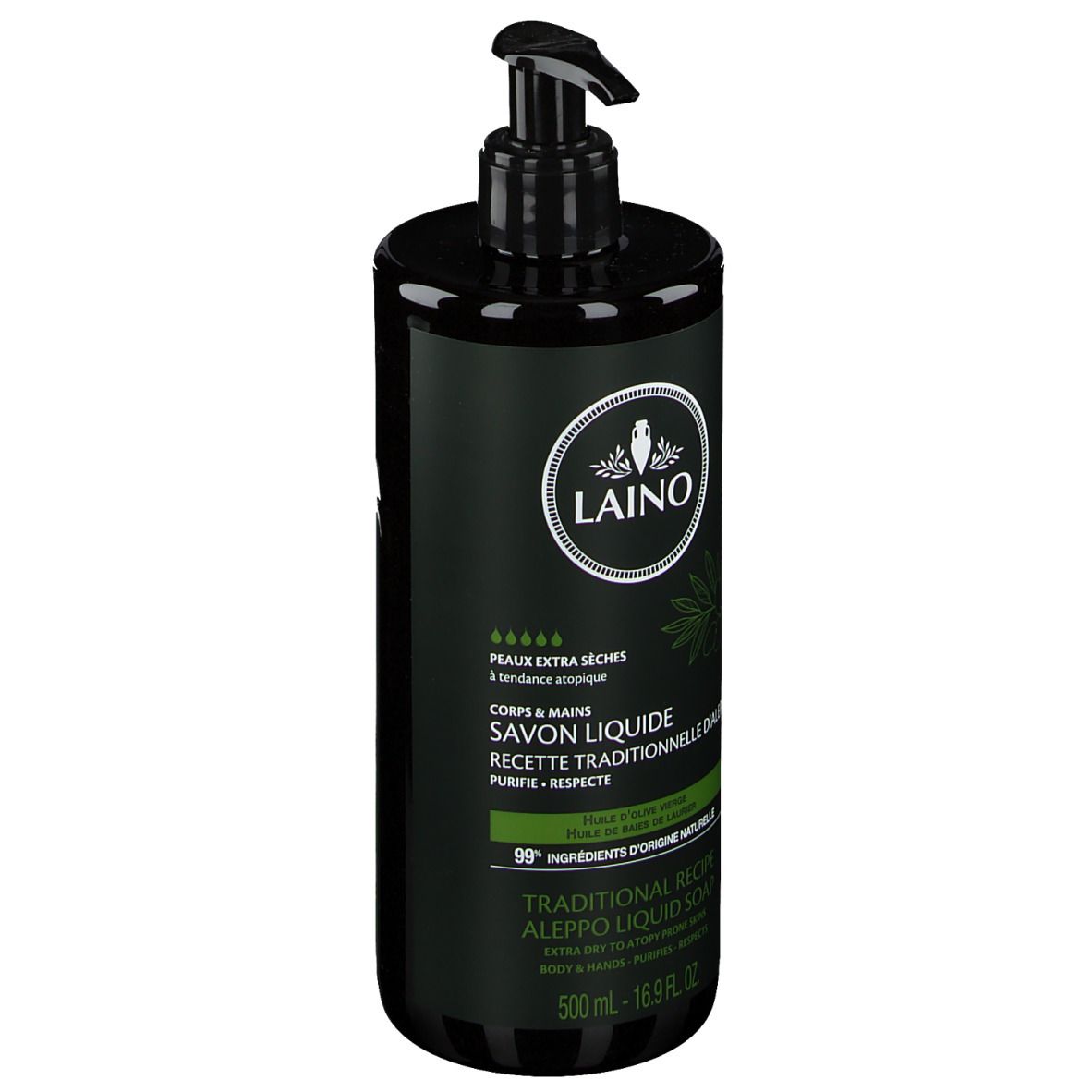 LAINO Savon Liquide Recette Traditionnelle DAlep 500 Ml Redcare