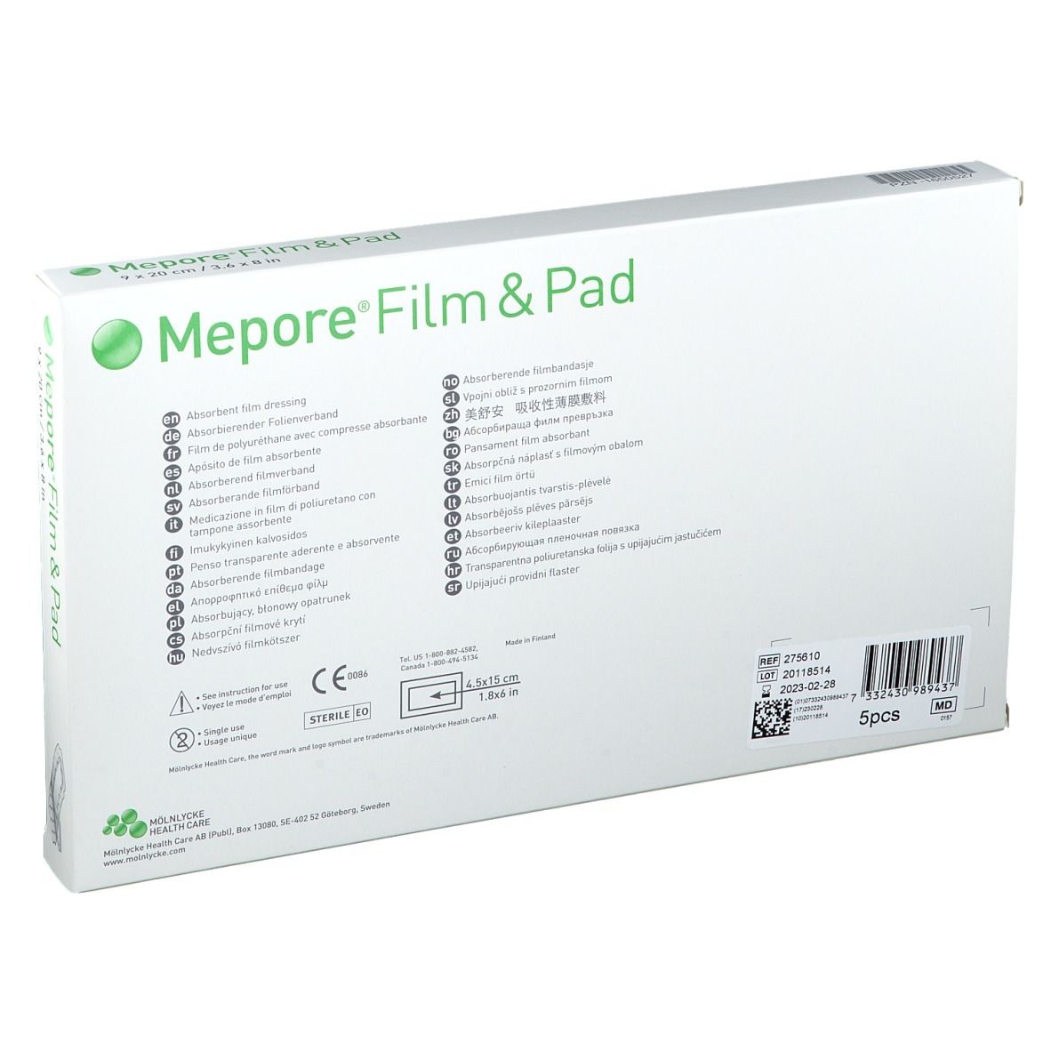 Mepore Film Pad X Cm Pc S Redcare Pharmacie