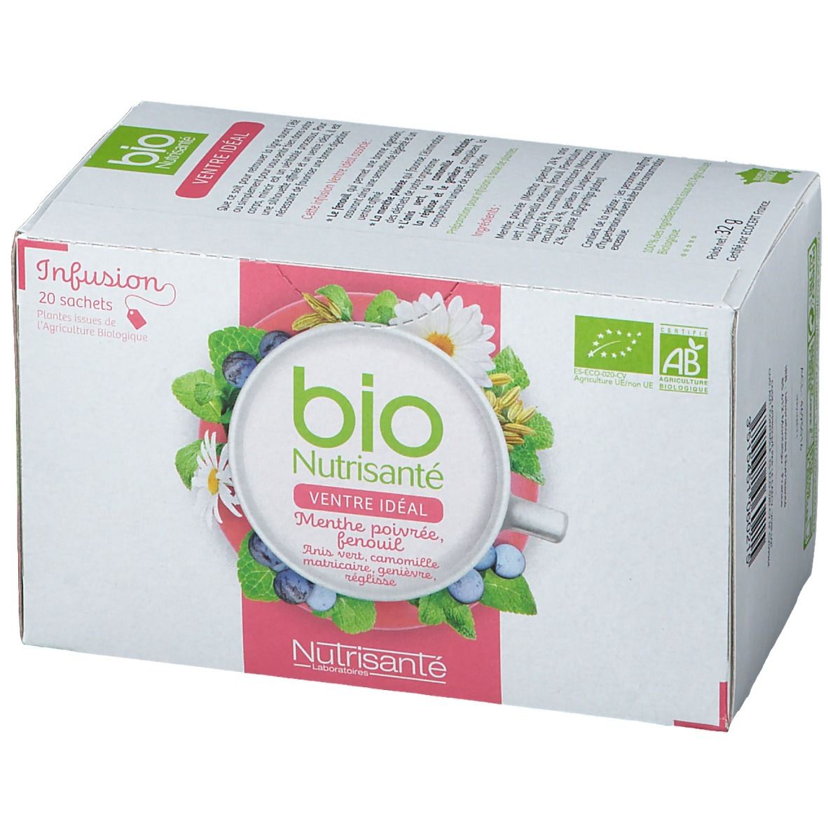 Nutrisant Infusion Bio Ventre Plat Pc S Redcare Pharmacie