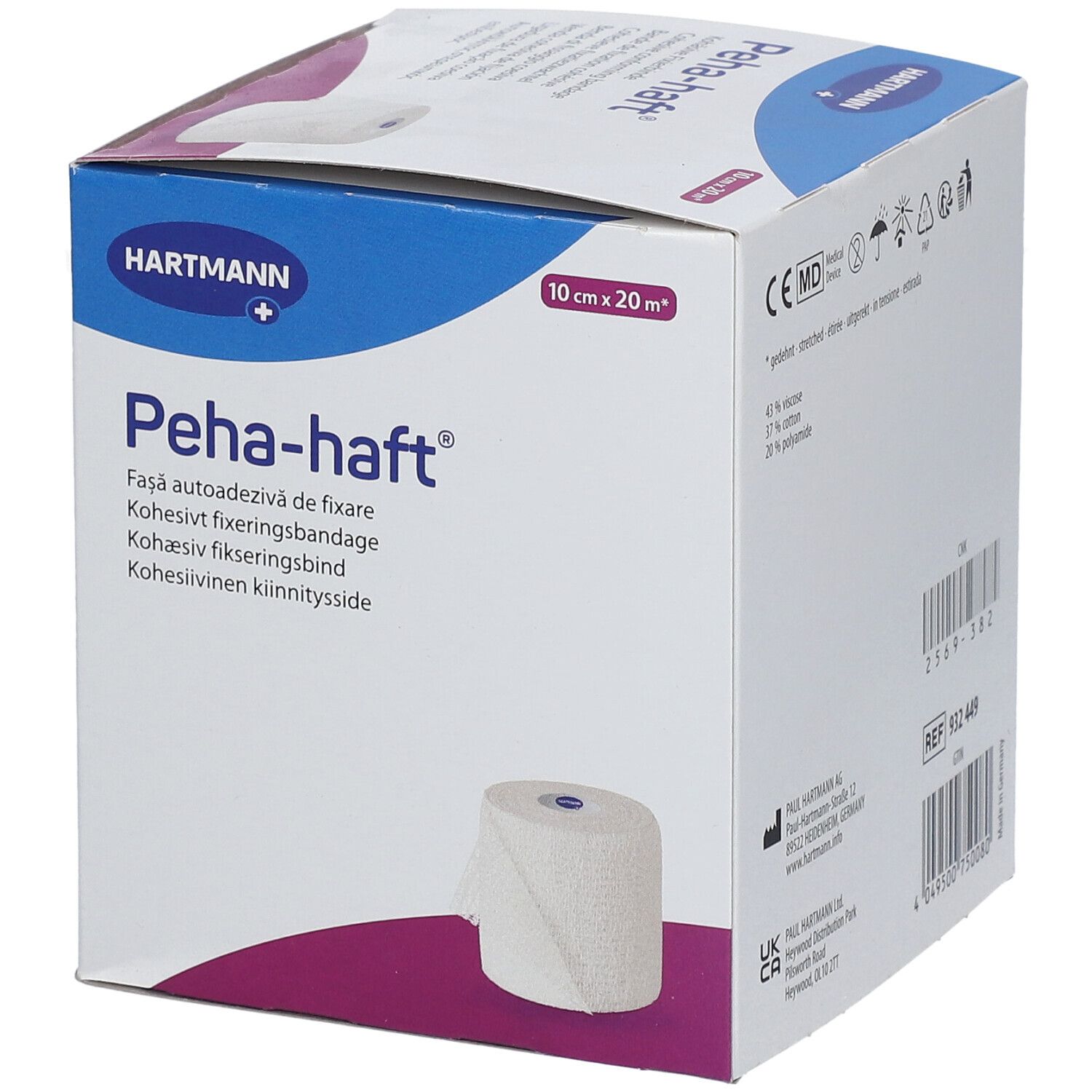 Hartmann Peha Haft Latexfree Cm X M Pc S Redcare Pharmacie