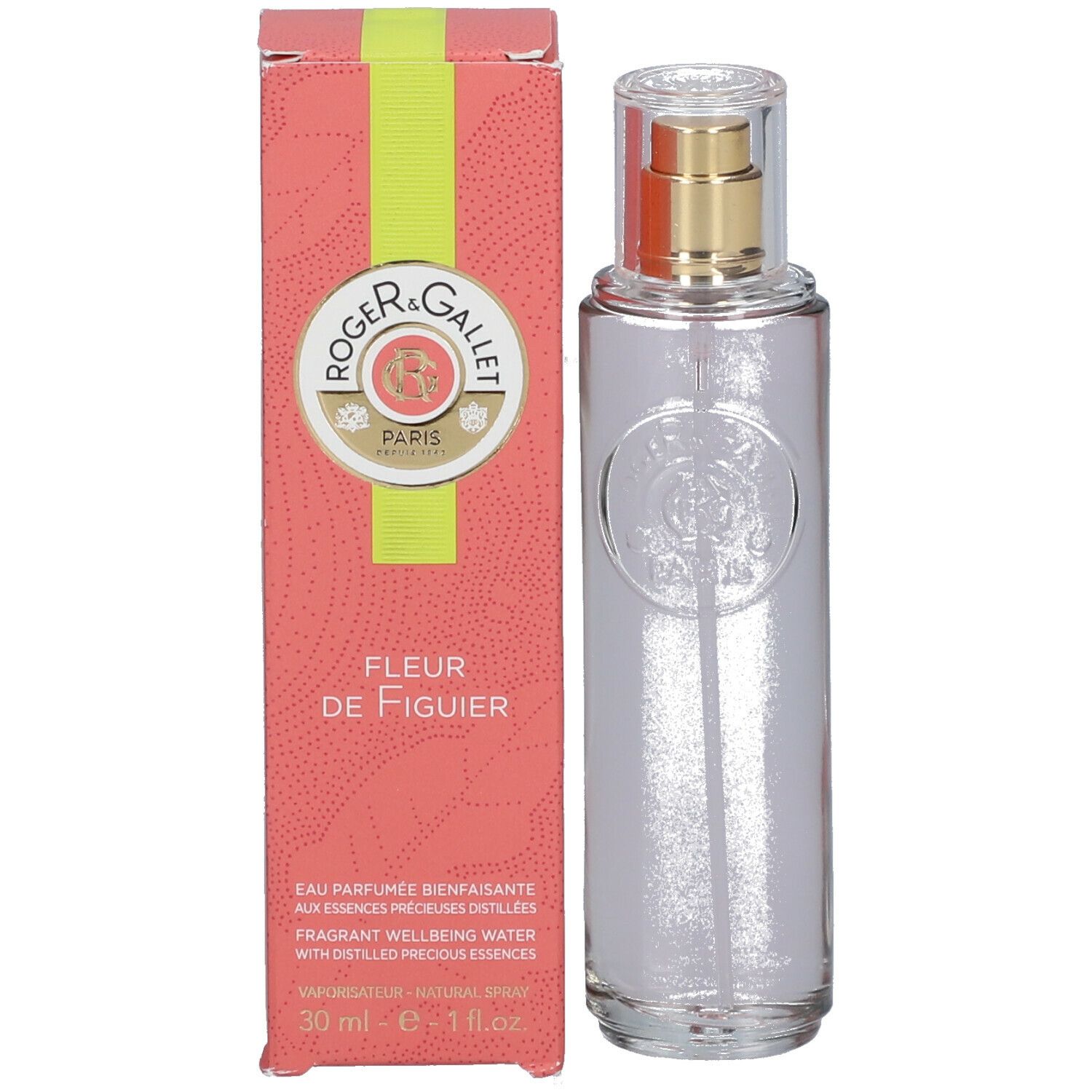 Roger Gallet Eau Fraîche Parfumée Bienfaisante Fleur de Figuier 30 ml