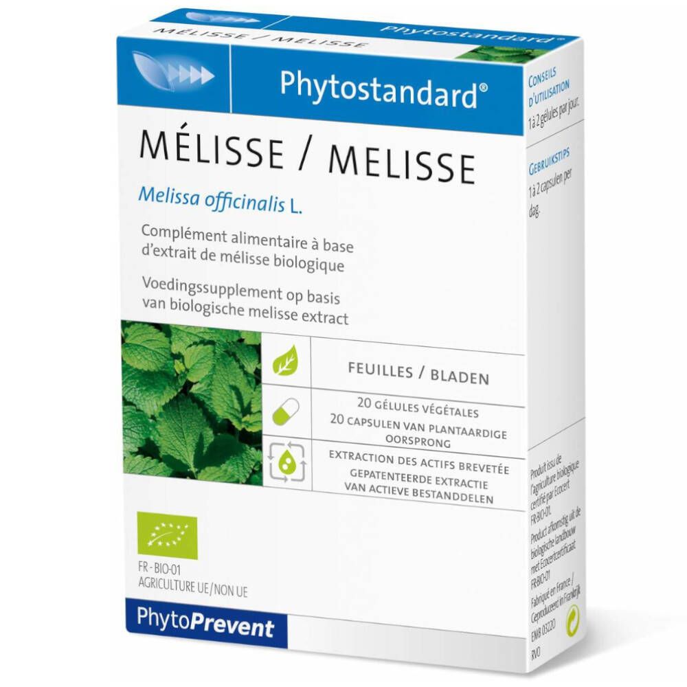 Phytostandard Mélisse 20 pc s Redcare Pharmacie