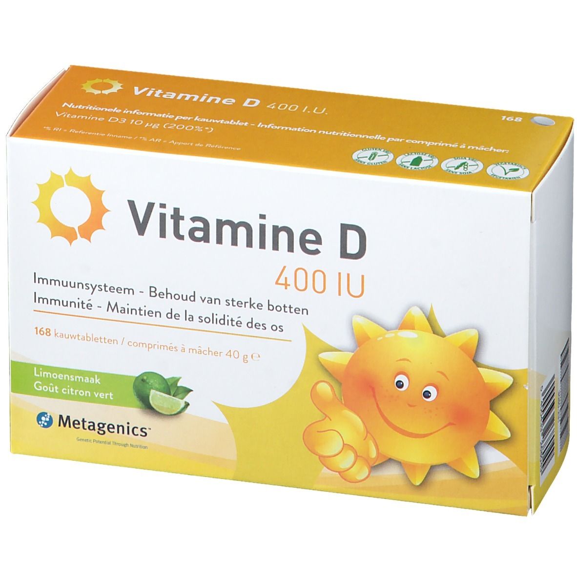 Metagenics Vitamine D 400 IU 168 Pc S Redcare Pharmacie