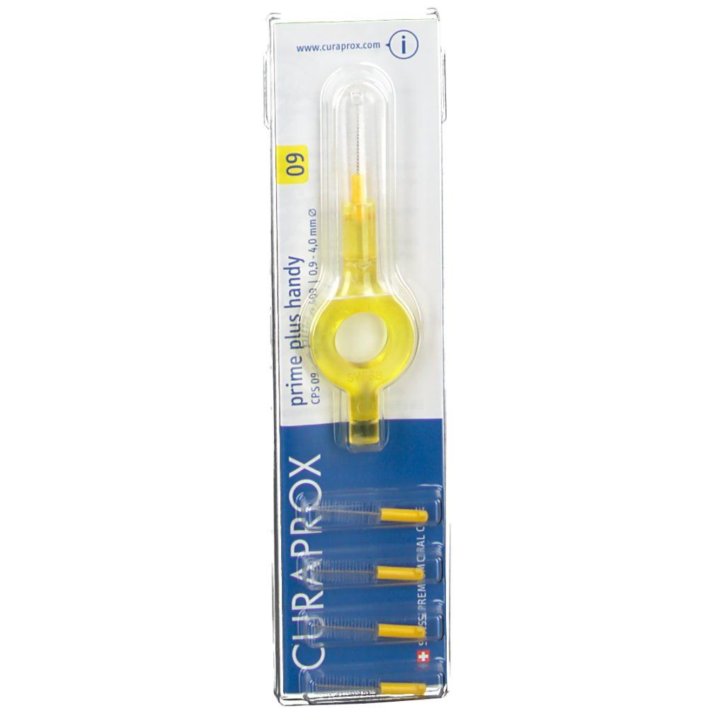 Curaprox Brossettes CPS Prime Plus Handy 0 9 Mm Jaune 6 Pc S