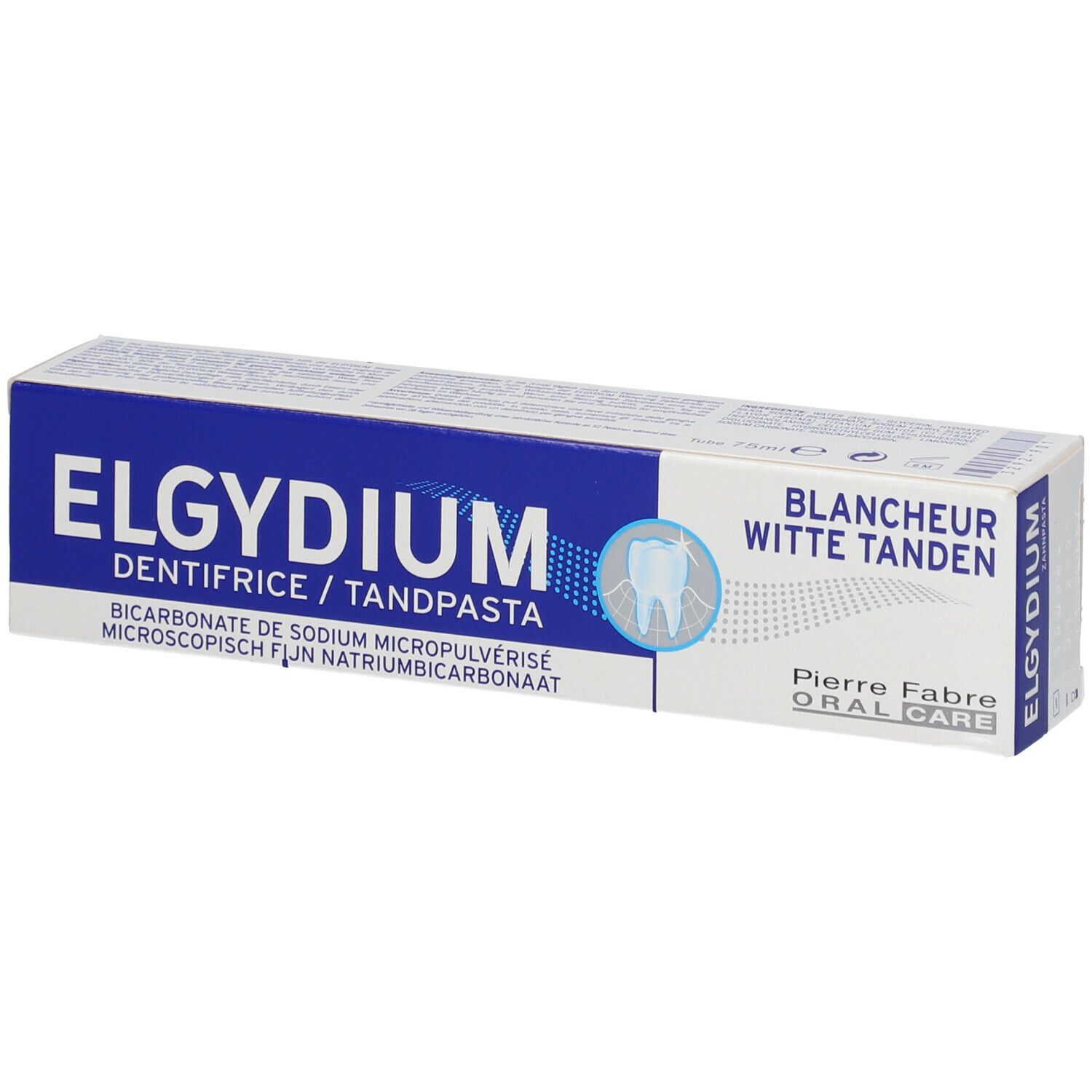 ELGYDIUM Dentifrice Blancheur 75 Ml Redcare Pharmacie