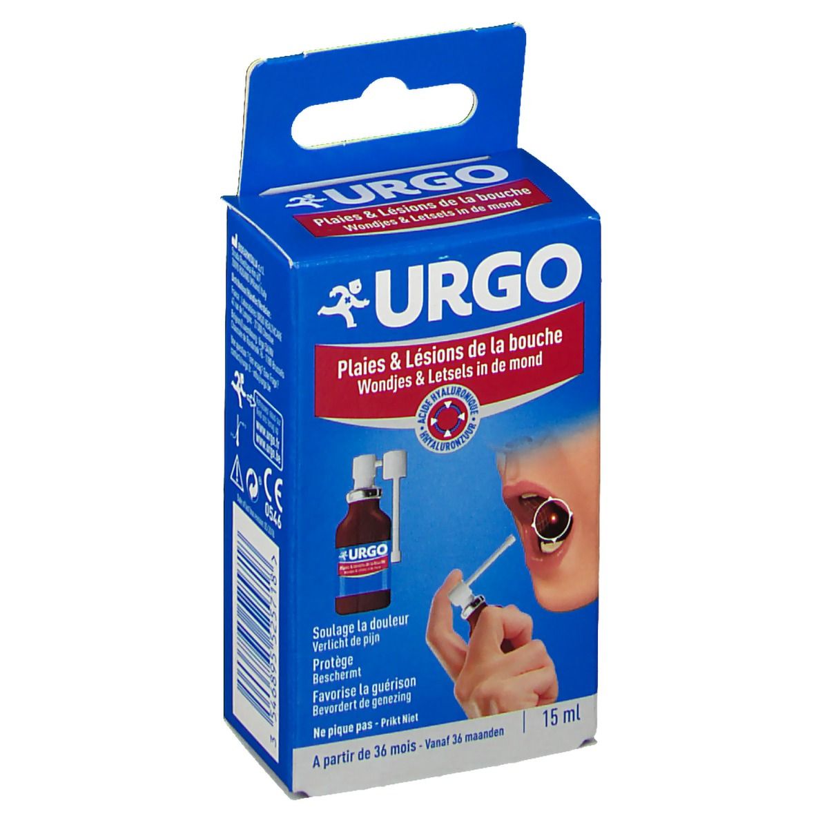 URGO Spray Plaies et lésions de la bouche 15 ml Redcare Pharmacie