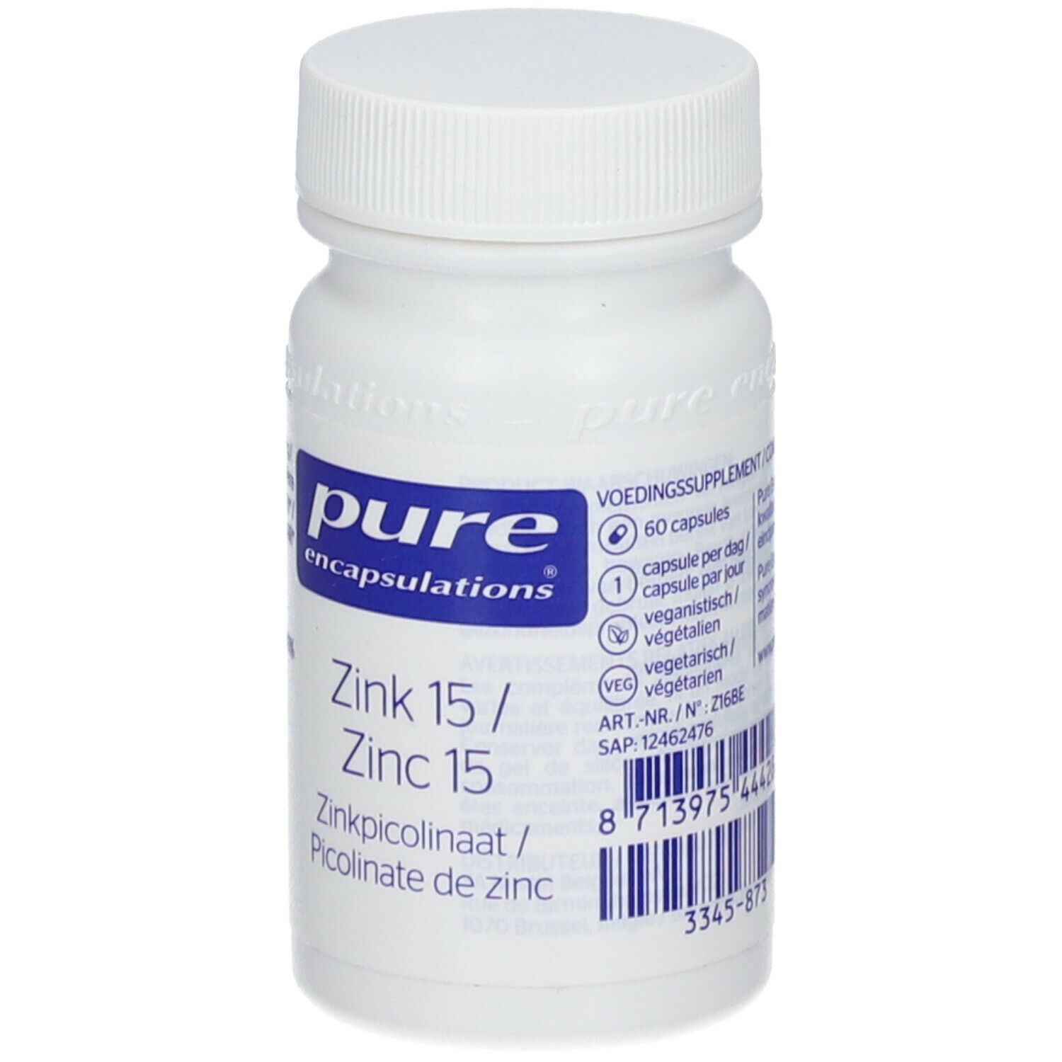 Pure Encapsulations Zinc Mg Pc S Redcare Pharmacie