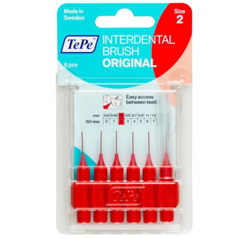 Tepe Original Brossettes Interdentaires Mm Rouge Pc S Redcare