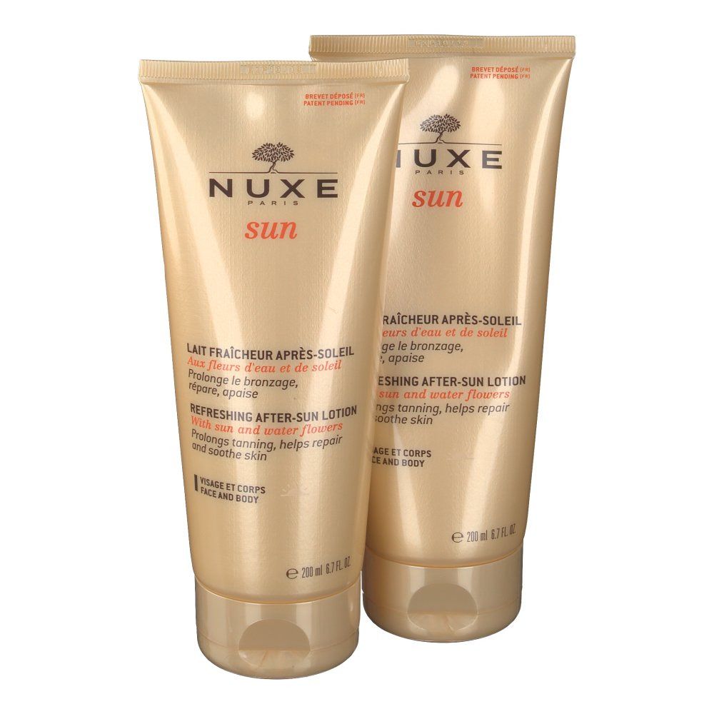 Nuxe Sun Lait fraîcheur après soleil visage et corps 2x200 ml Redcare