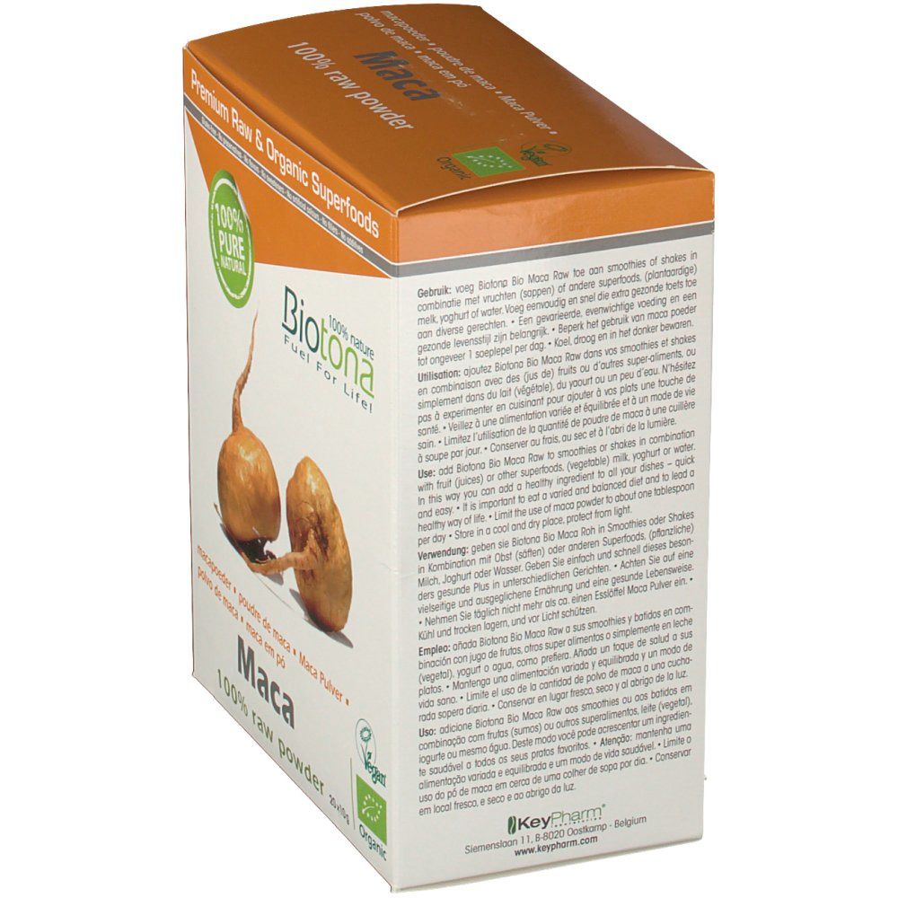 Biotona Poudre De Maca Bio 20x10 G Redcare Pharmacie