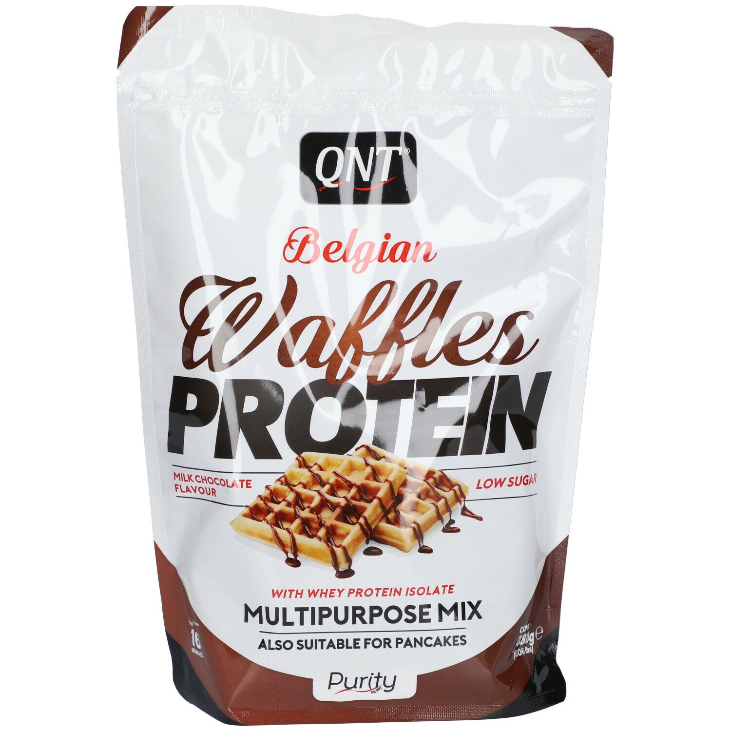 QNT Belgian Waffles Protein Chocolat Au Lait 480 G Redcare Pharmacie