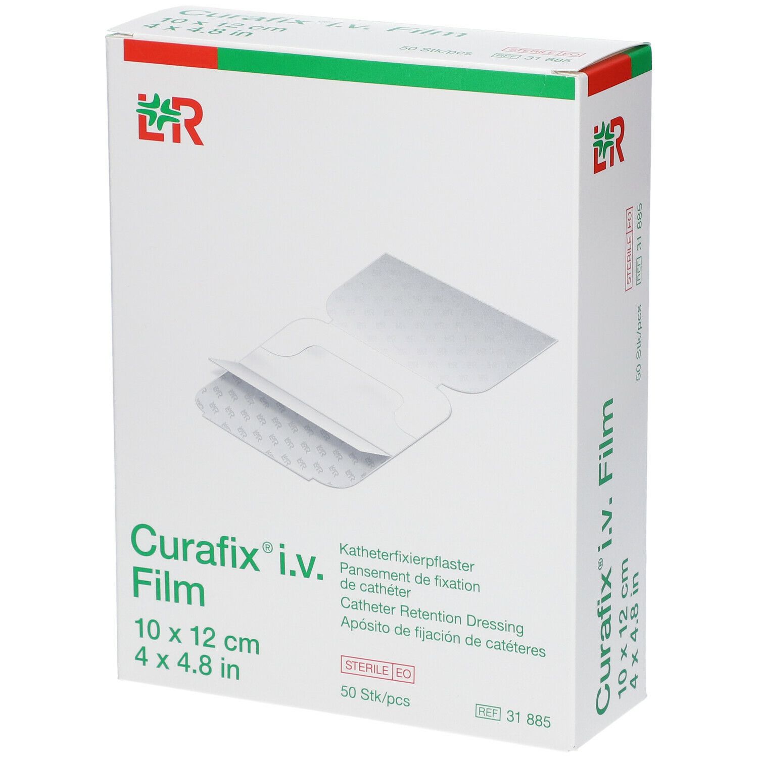 L R Curafix I V Film Avec Videment X Cm Pc S Redcare