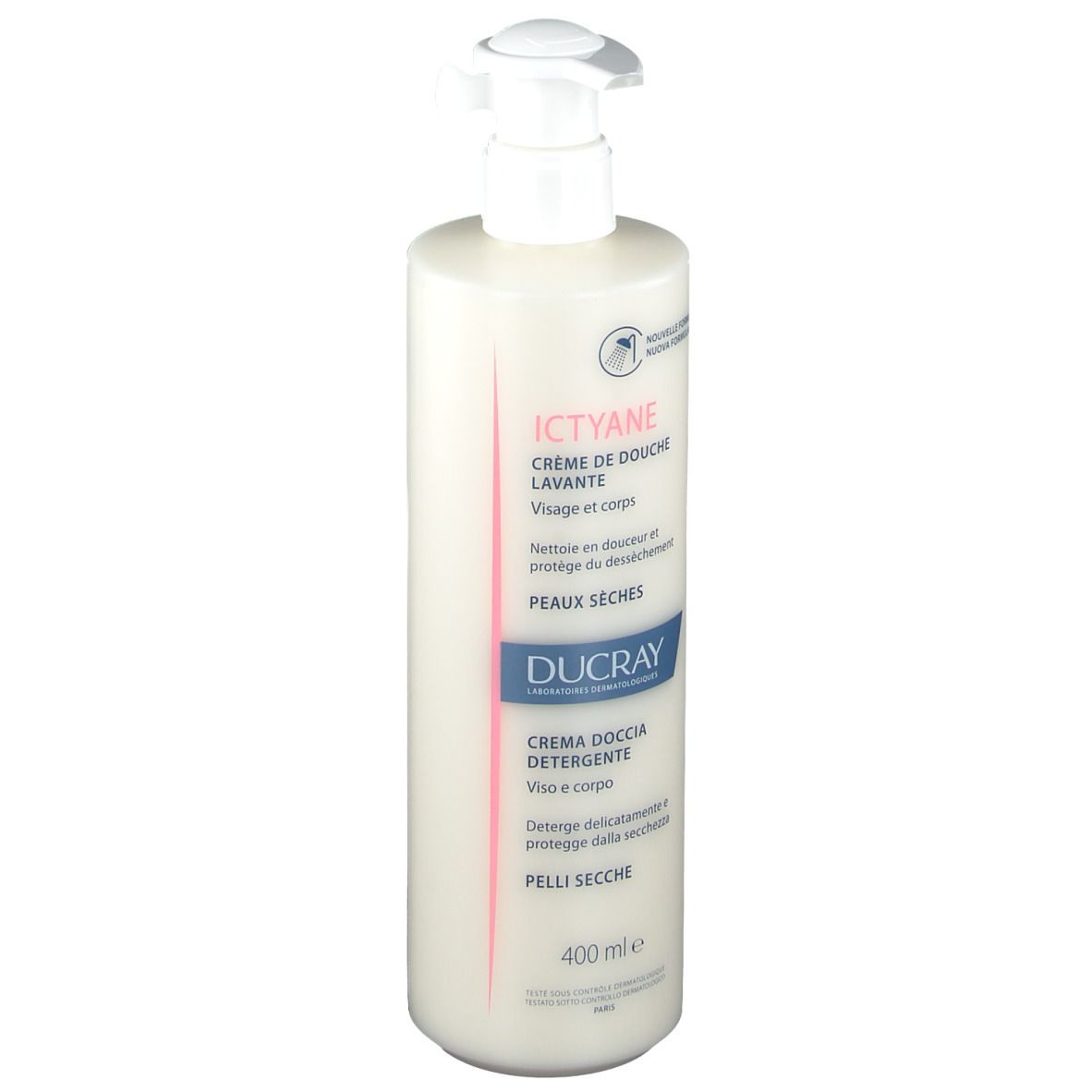 Ducray Ictyane Crème de douche lavante 400 ml Redcare Pharmacie