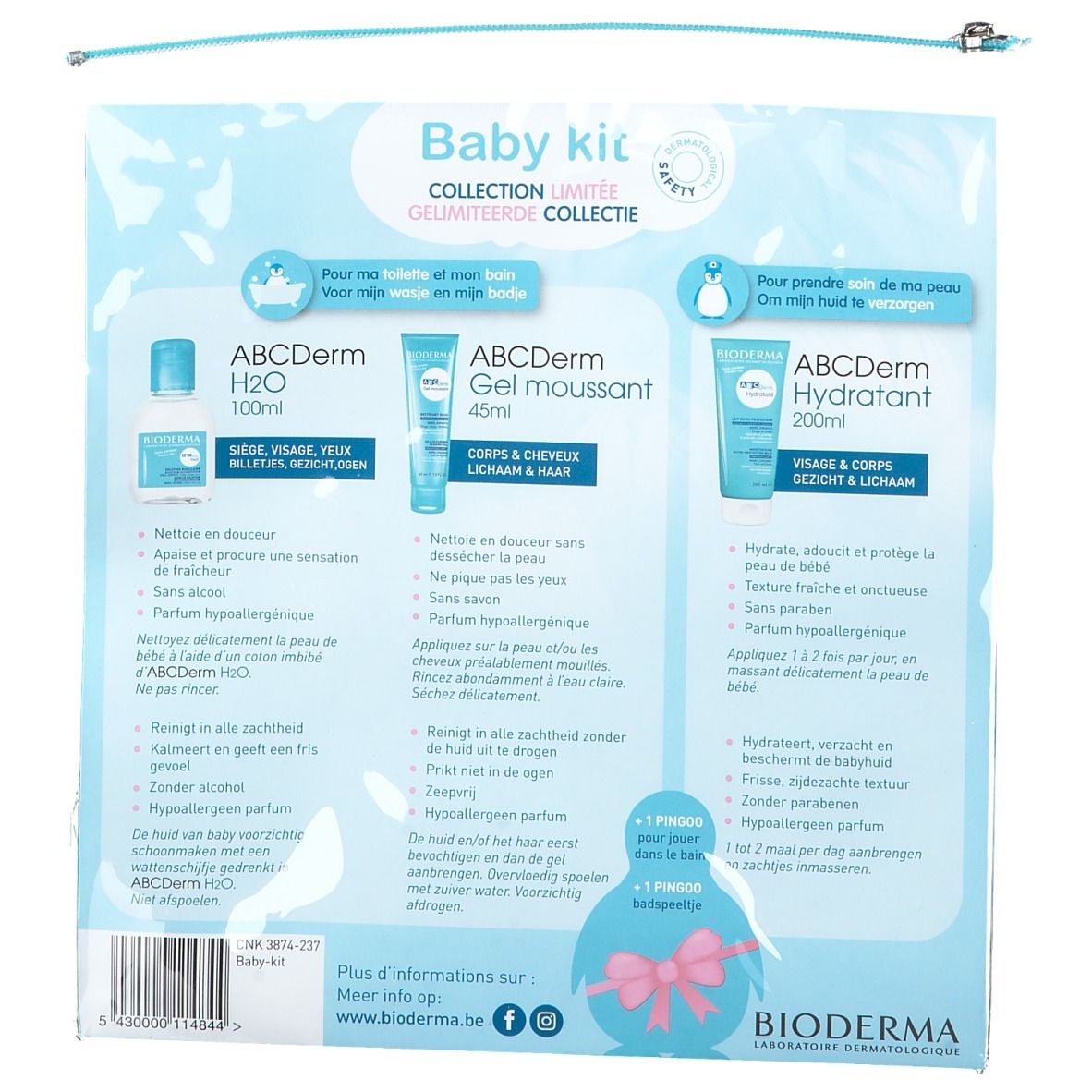 Bioderma Abcderm Baby Kit Pc S Redcare Pharmacie