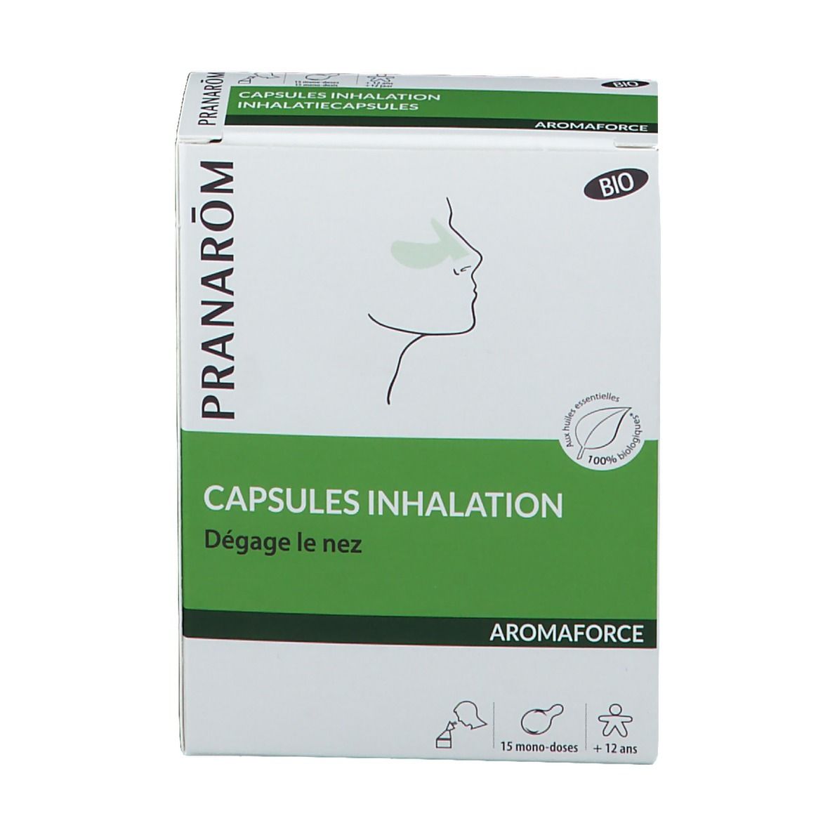 Pranarôm Aromaforce Capsules Inhalation BIO 15 pc s Redcare Pharmacie