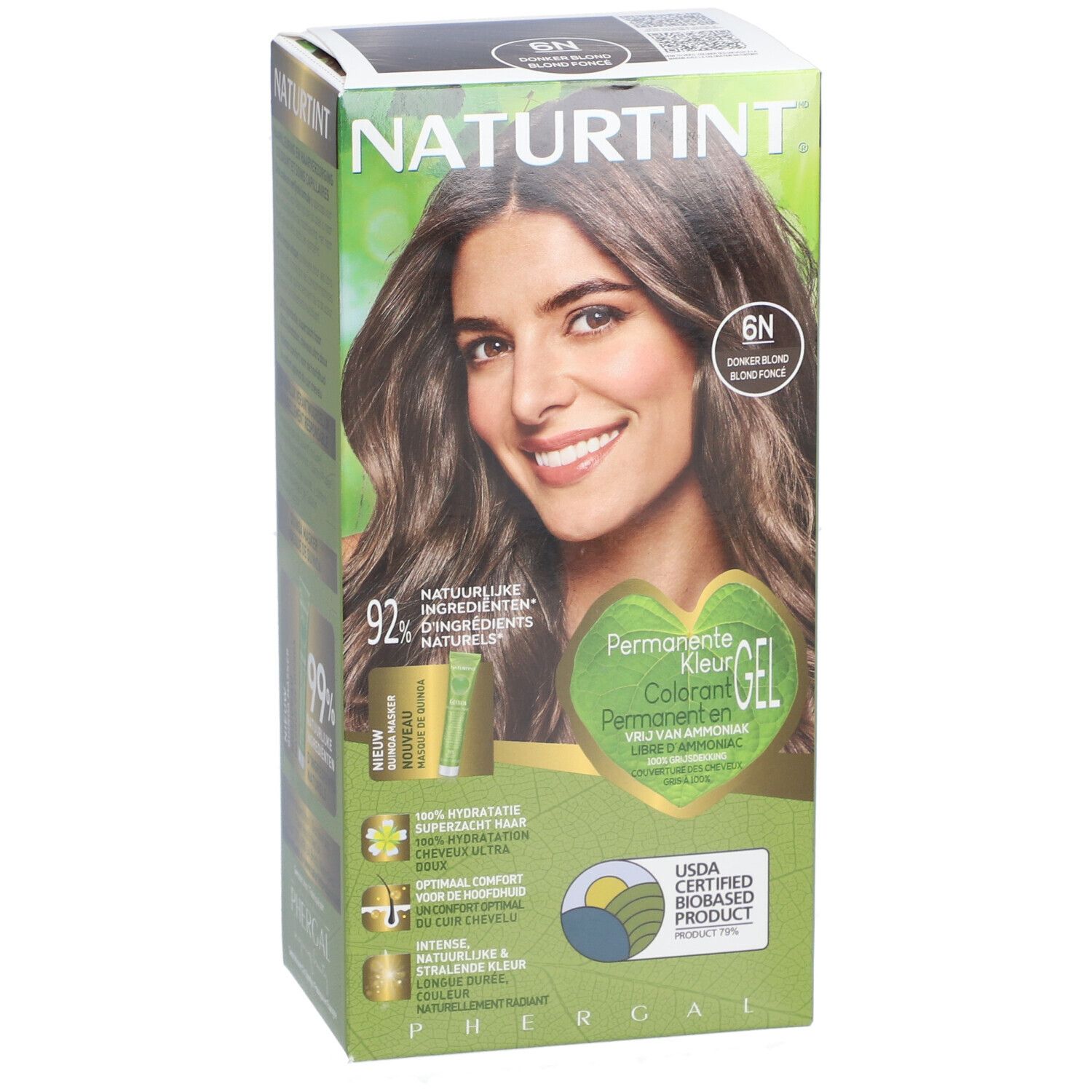 NATURTINT Coloration Permanente 6N Blond foncé 170 ml Redcare Pharmacie