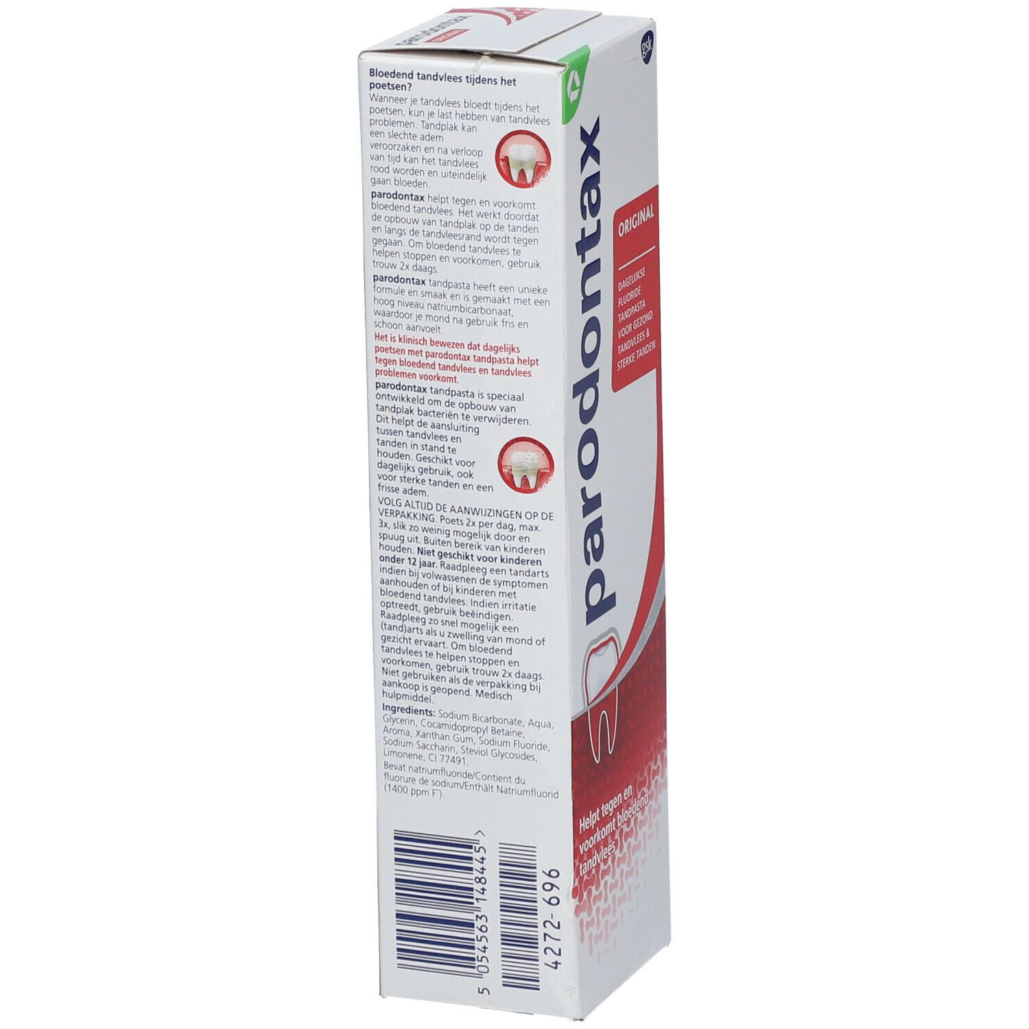 Parodontax Original Dentifrice Ml Redcare Pharmacie