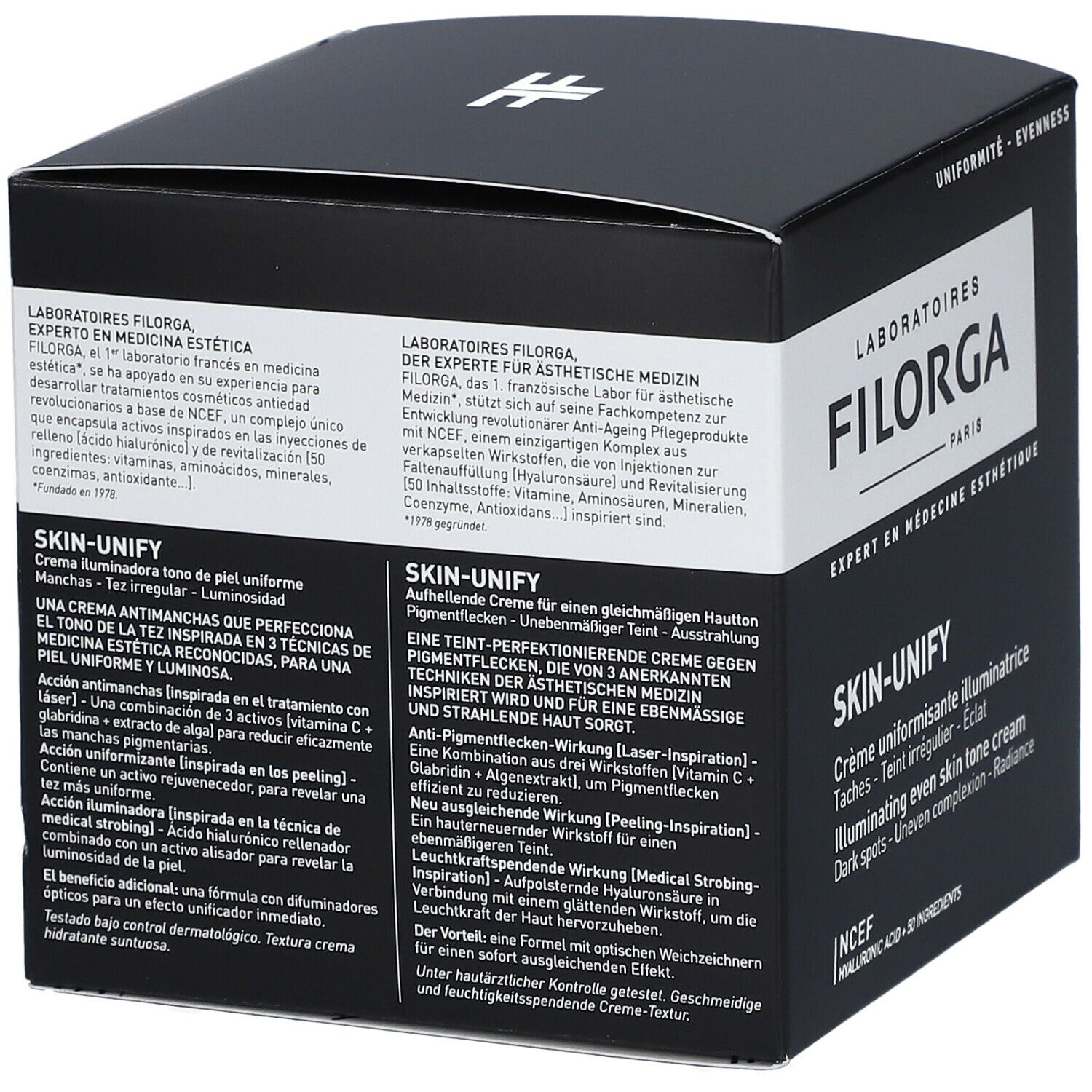 Laboratoires Filorga Skin Unify Cr Me Uniformisante Illuminatrice Ml