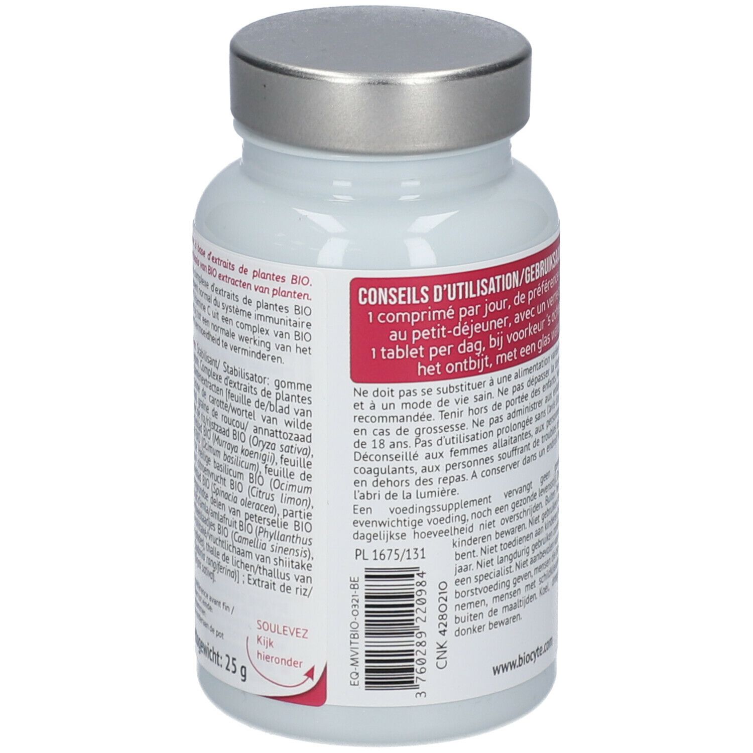 Biocyte Multivit Bio Pc S Redcare Pharmacie