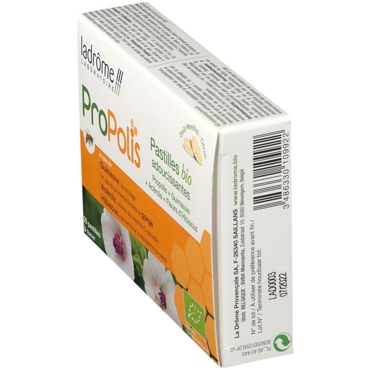 Ladr Me Propolis Pastilles Bio Adoucissantes Pc S Redcare Pharmacie