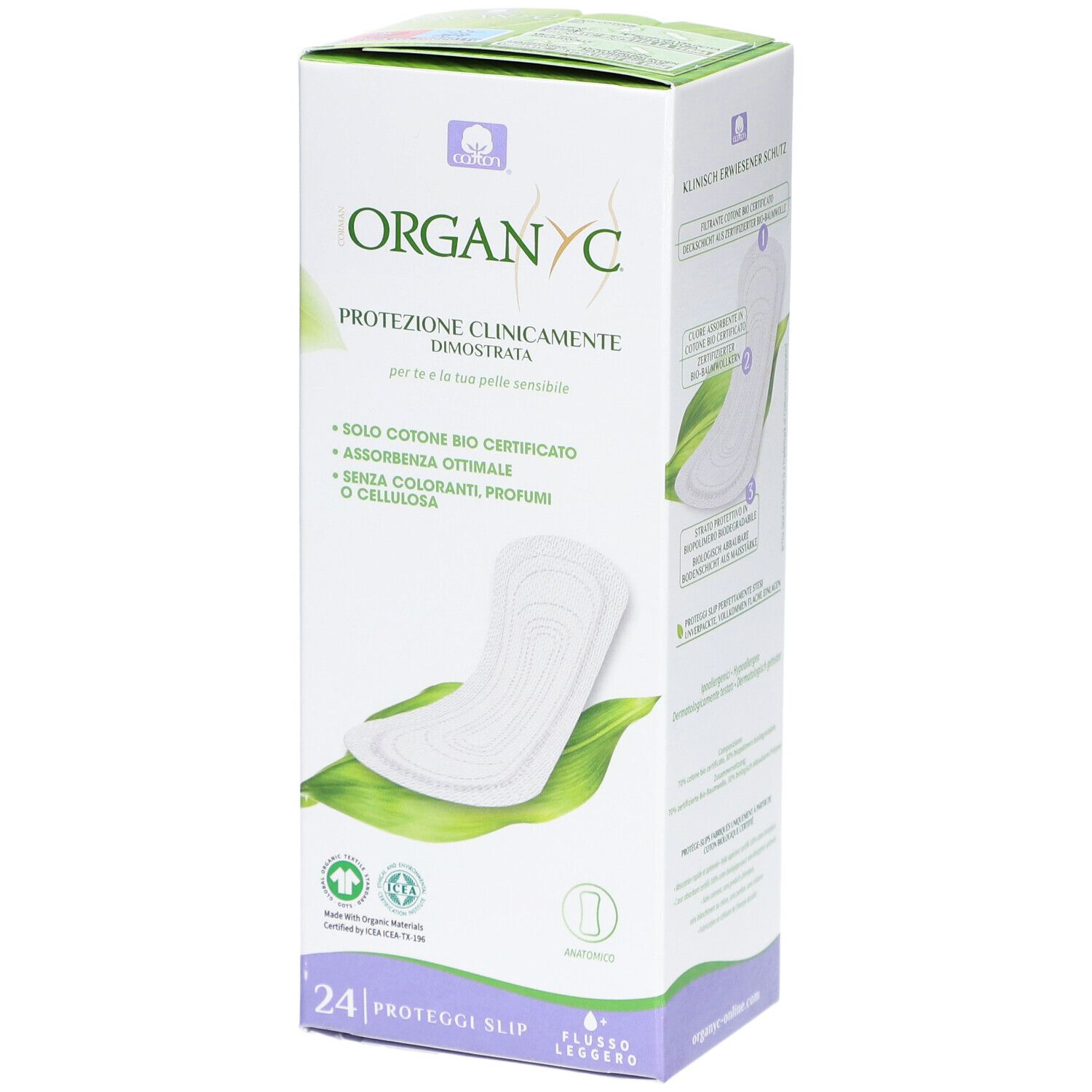 Organyc Prot Ges Slip Coton Bio Vrac Pc S Redcare Pharmacie