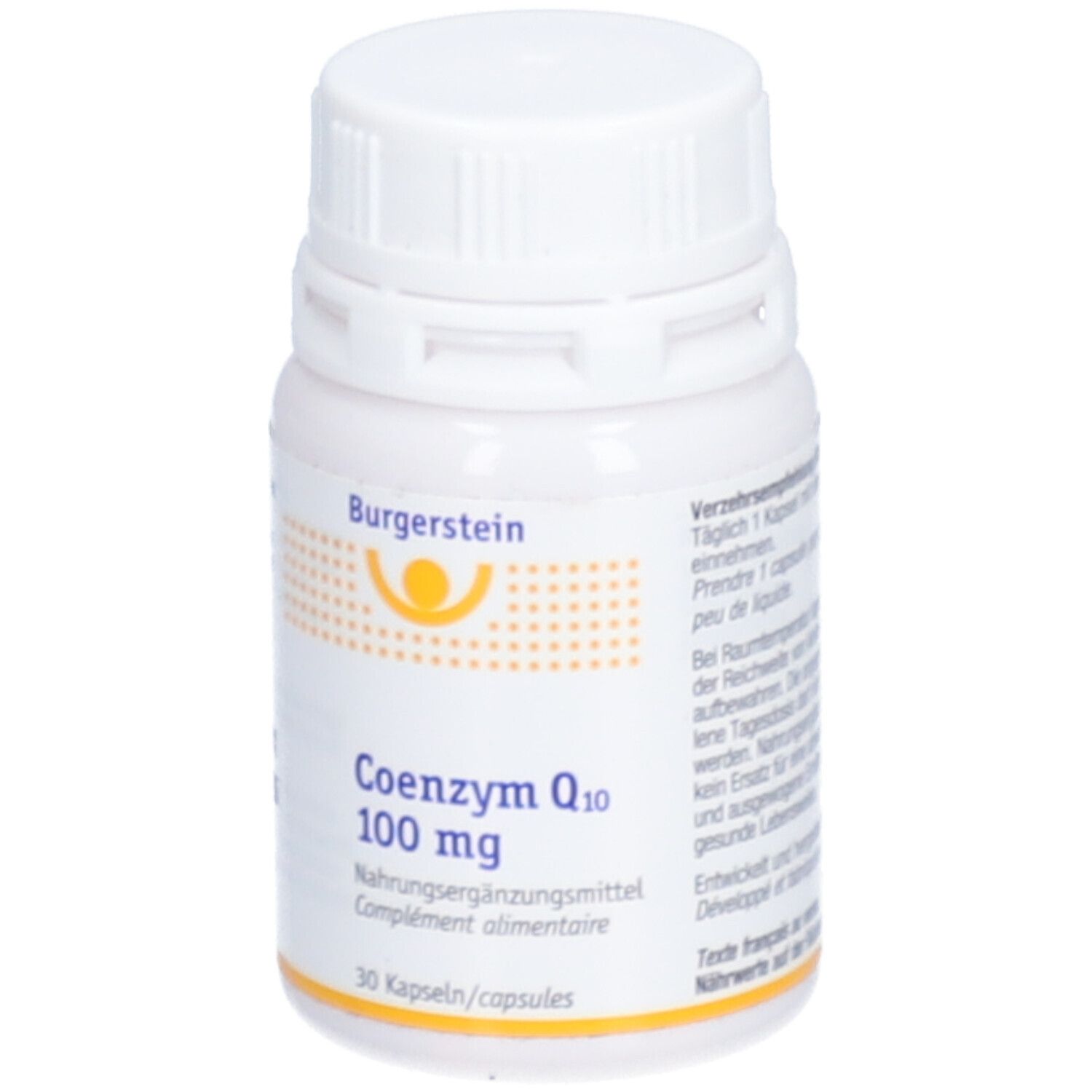 Burgerstein Coenzyme Q Mg Pc S Redcare Pharmacie