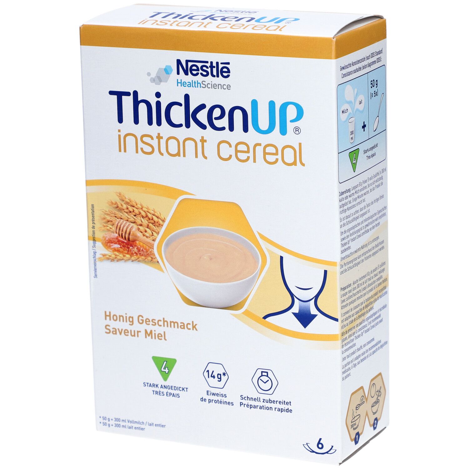 Nestl Health Science Thickenup Instant Cereal Saveur Miel G