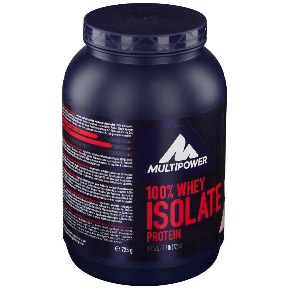 Multipower 100 Whey Isolate Protein Fraise 725 G Redcare Pharmacie