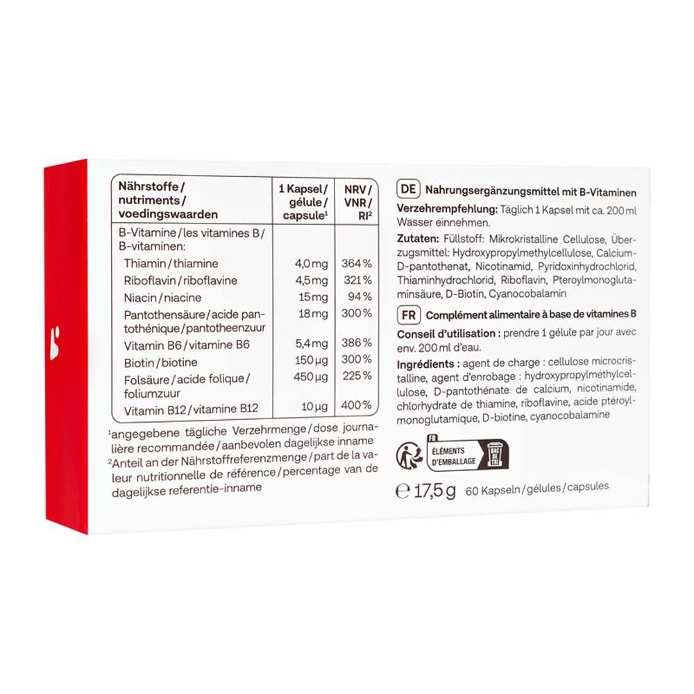 Redcare Vitamine B Complex Forte 60 Pc S Redcare Pharmacie