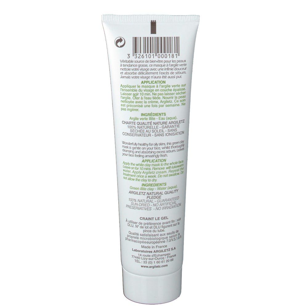 Argiletz Masque L Argile Verte G Redcare Pharmacie