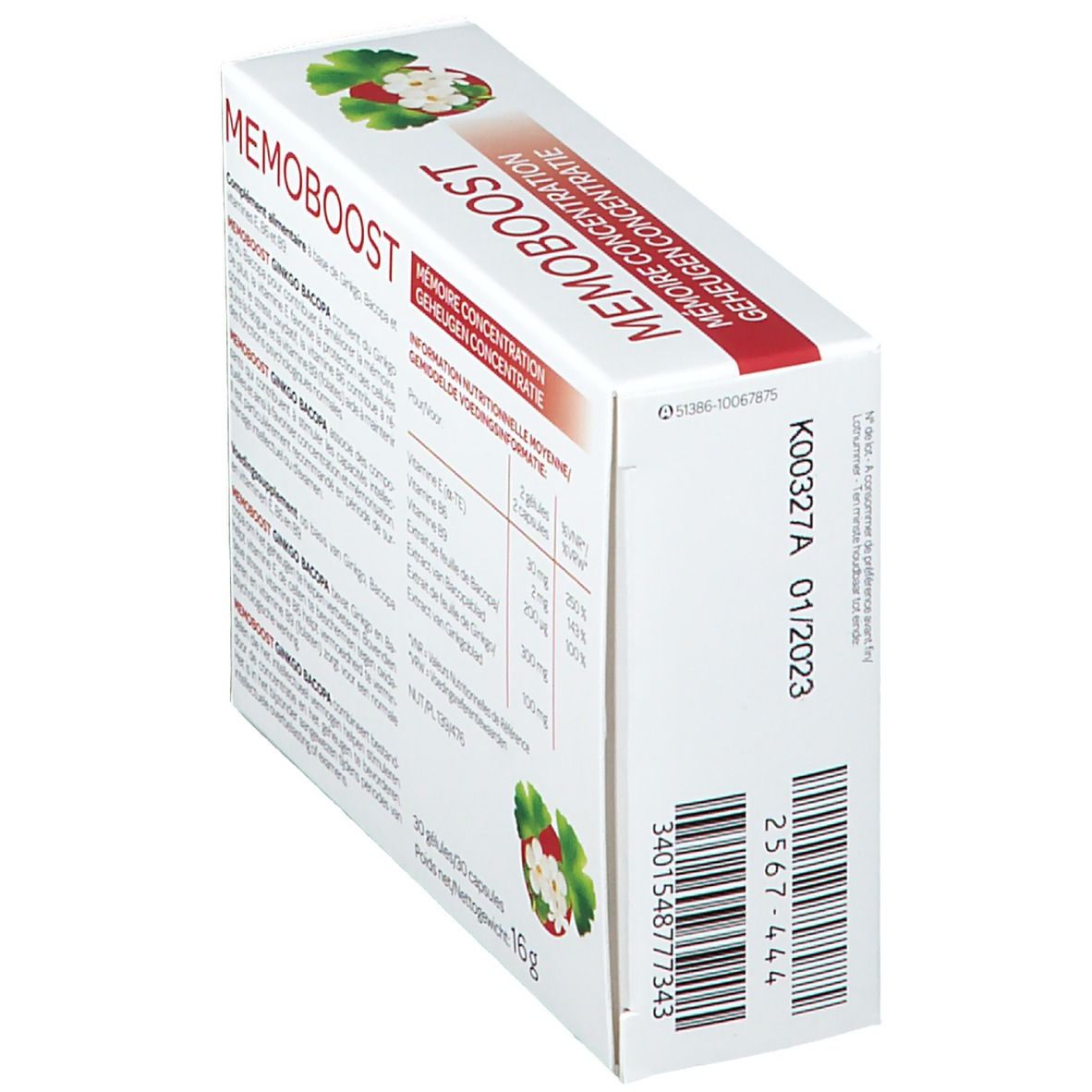 Arkopharma Memoboost Ginkgo Bacopa 30 Pc S Redcare Pharmacie