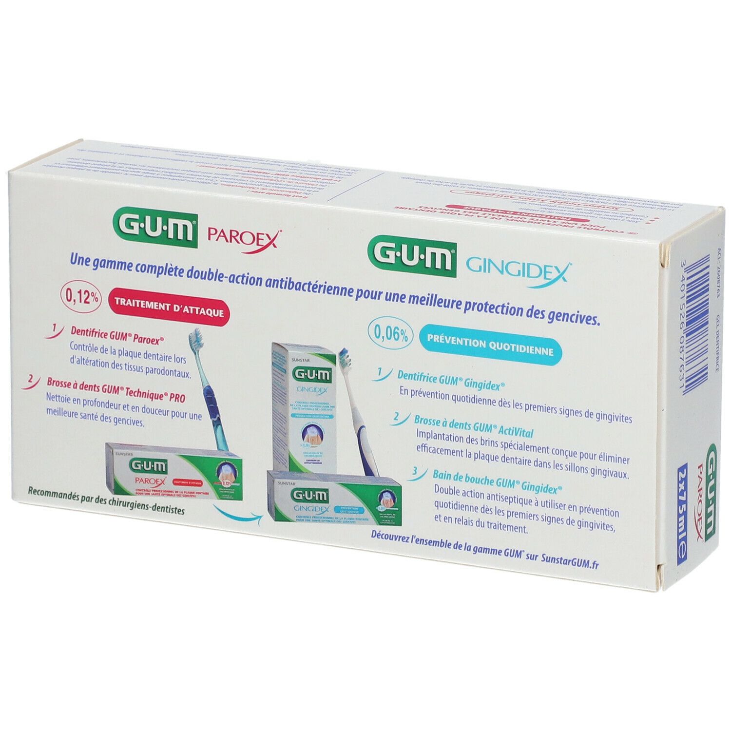 Gum Paroex Gel Dentifrice Chlorhexidine X Ml Redcare Pharmacie