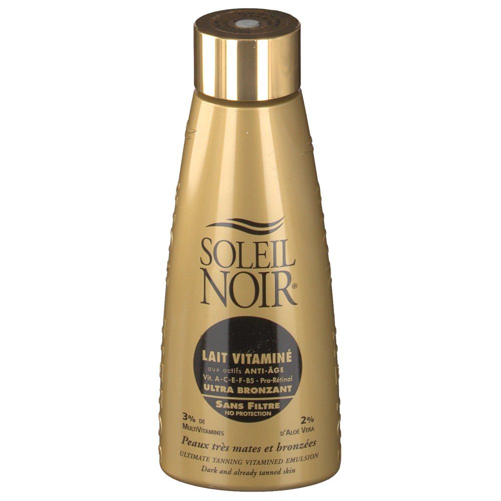 Soleil Noir Lait Vitamin Ultra Bronzant Sans Filtre Ml Redcare