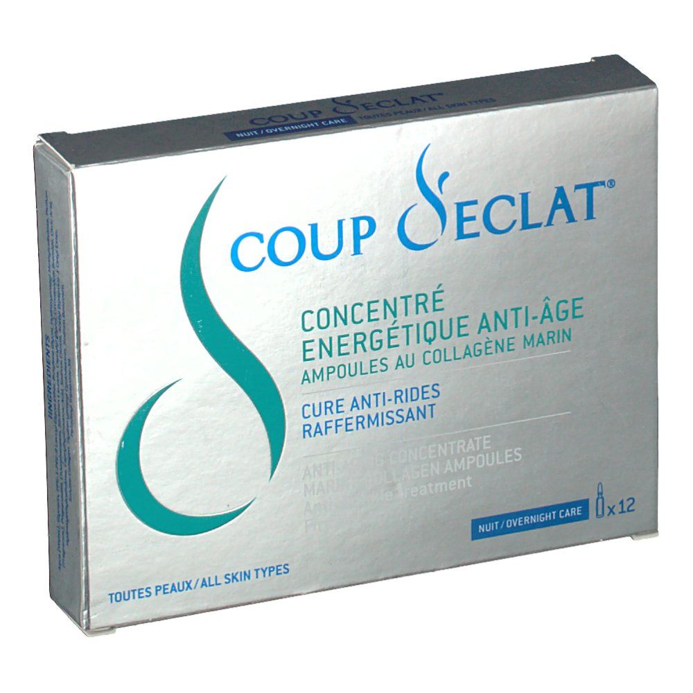 Coup d éclat Concentré énergétique Anti âge 12 ml Redcare Pharmacie