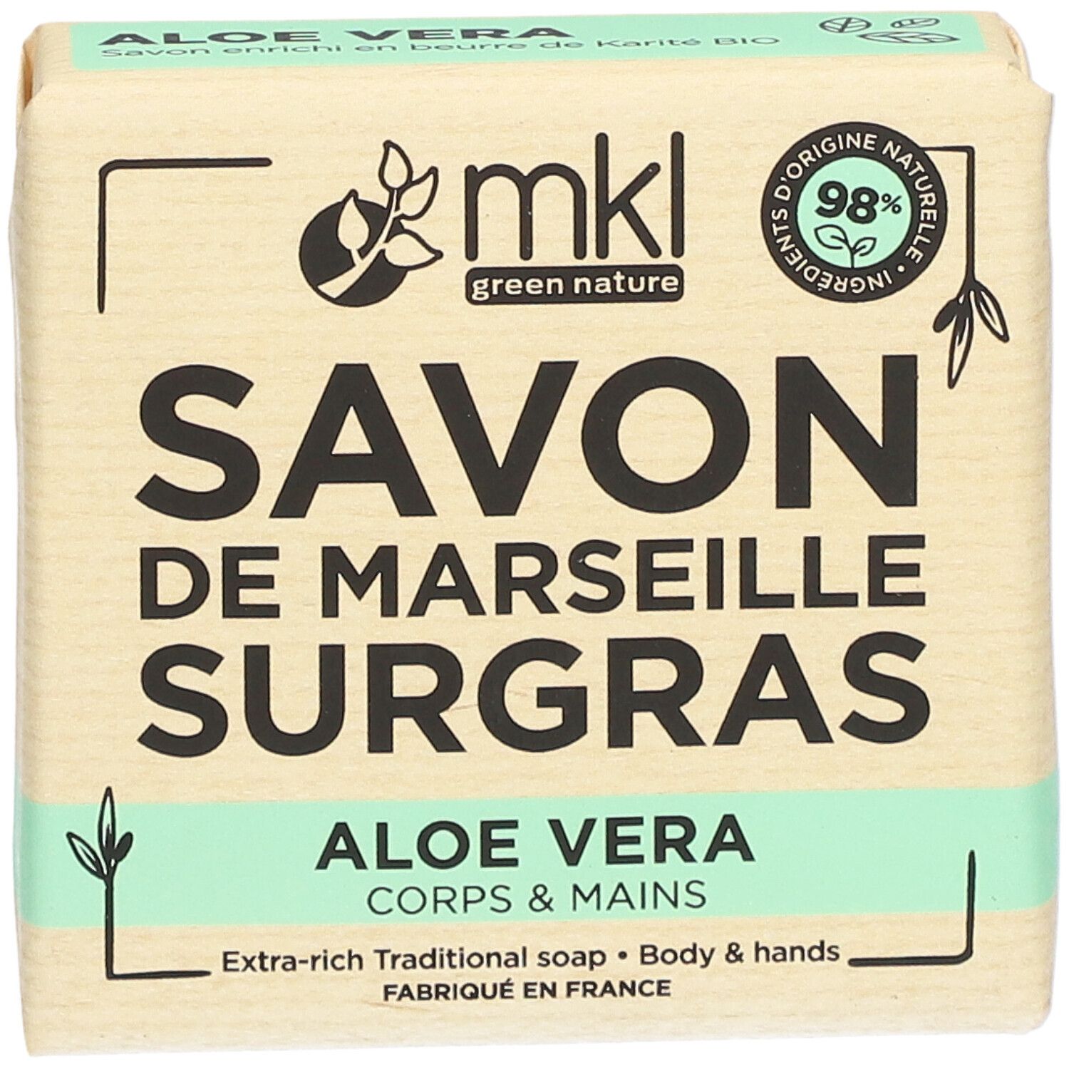 Mkl Savon De Marseille Aloe Vera G Redcare Pharmacie