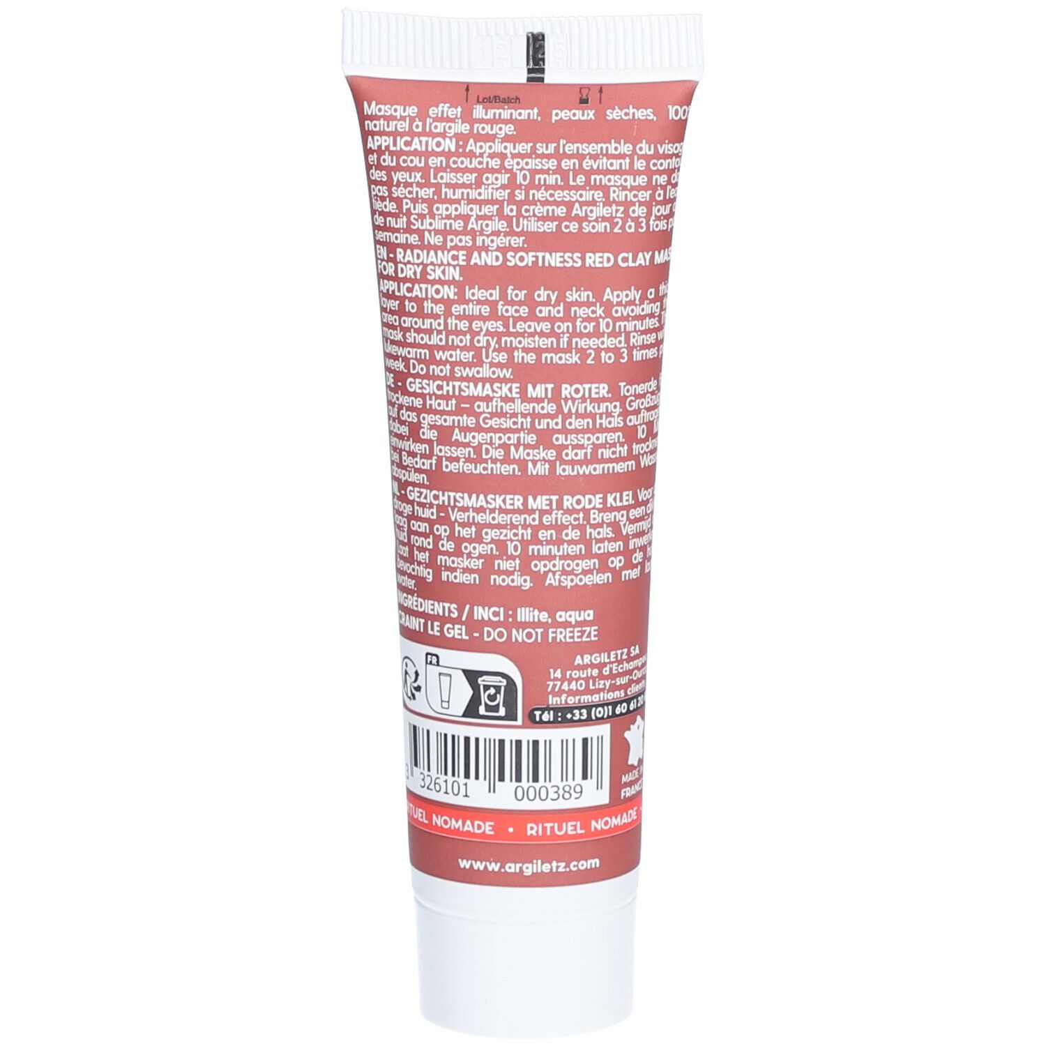 Argiletz Masque Largile Rouge G Redcare Pharmacie