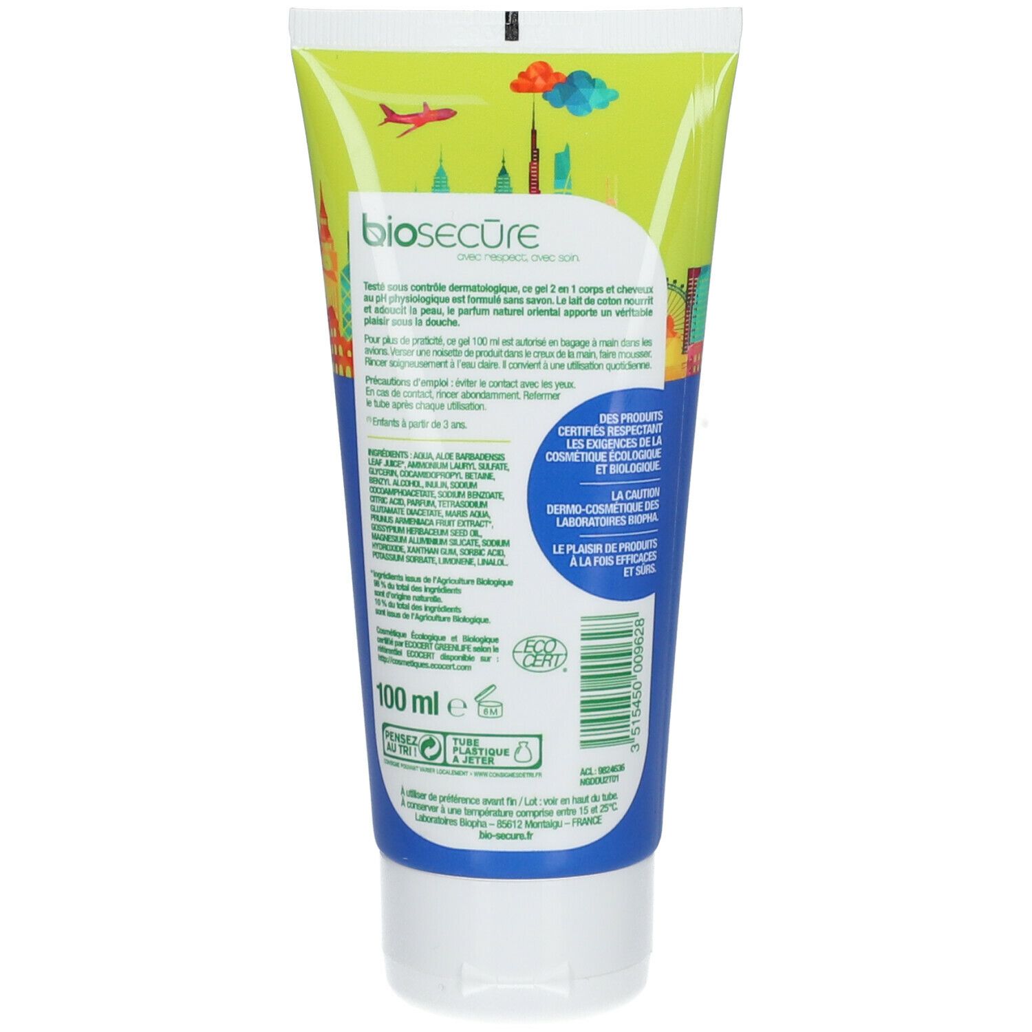 Biosecure Gel Corps Et Cheveux En Ml Redcare Pharmacie