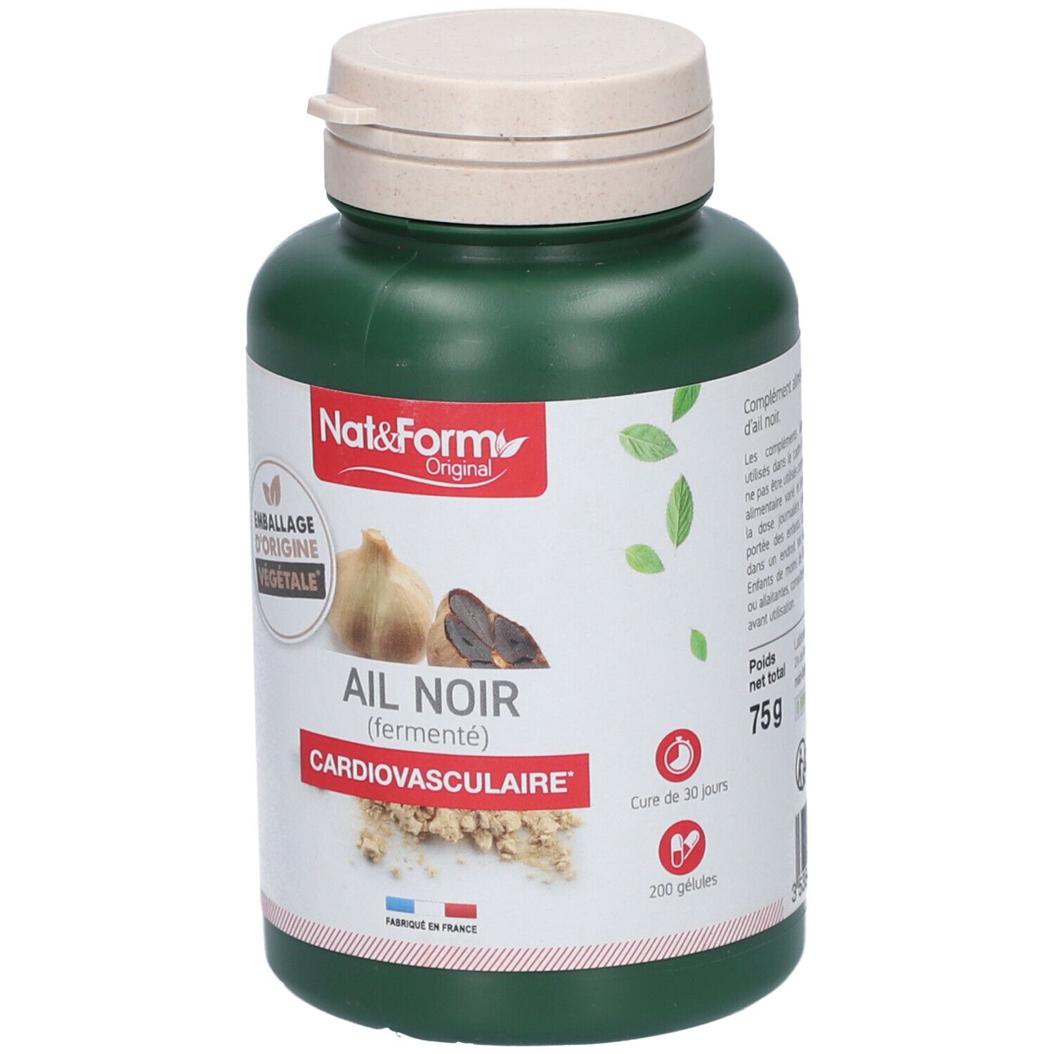 Nat Form AIL NOIR FERMENTÉ 200 pc s Redcare Pharmacie