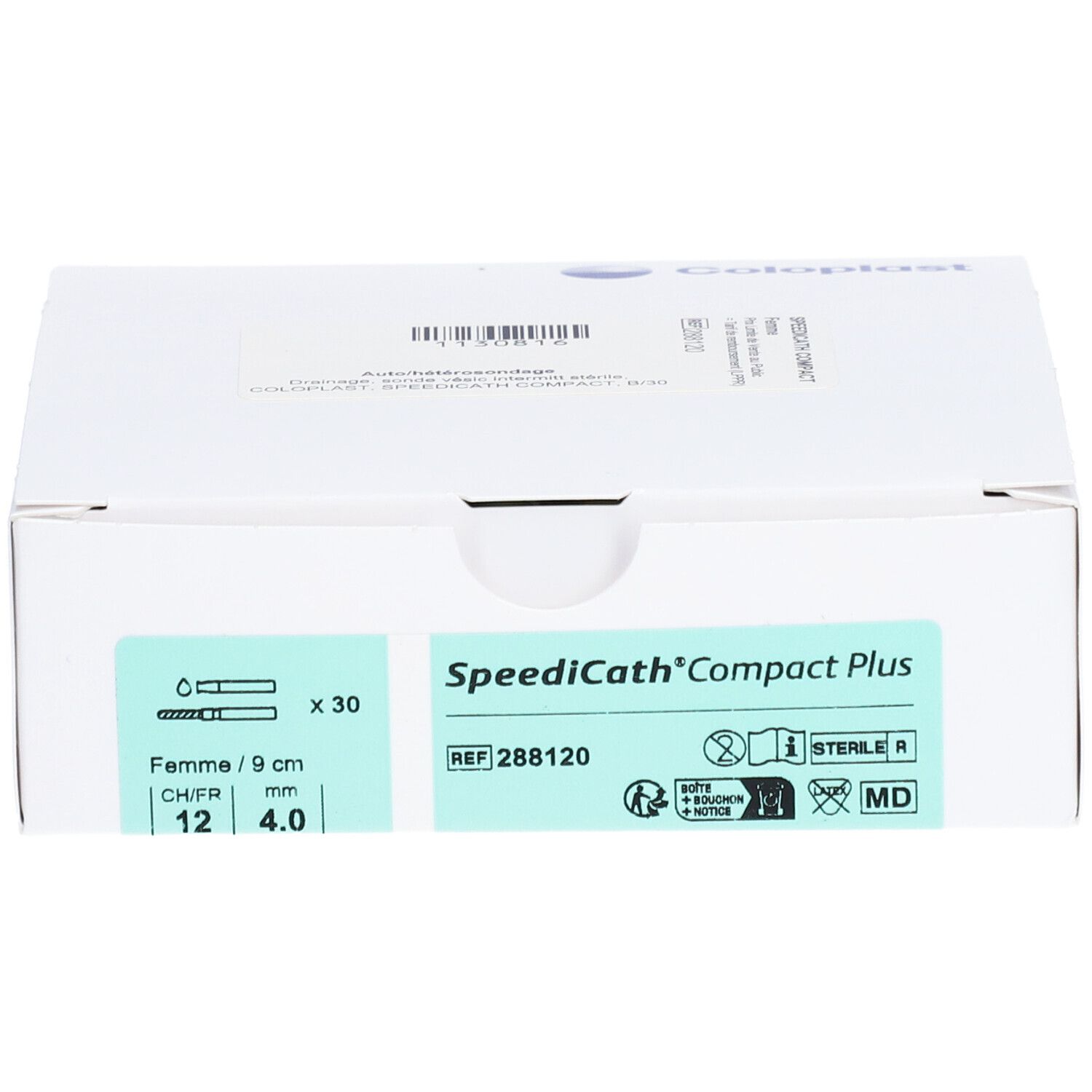 SPEEDICATH COMPACT PLUS Sonde vésicale autolubrifiée droite type