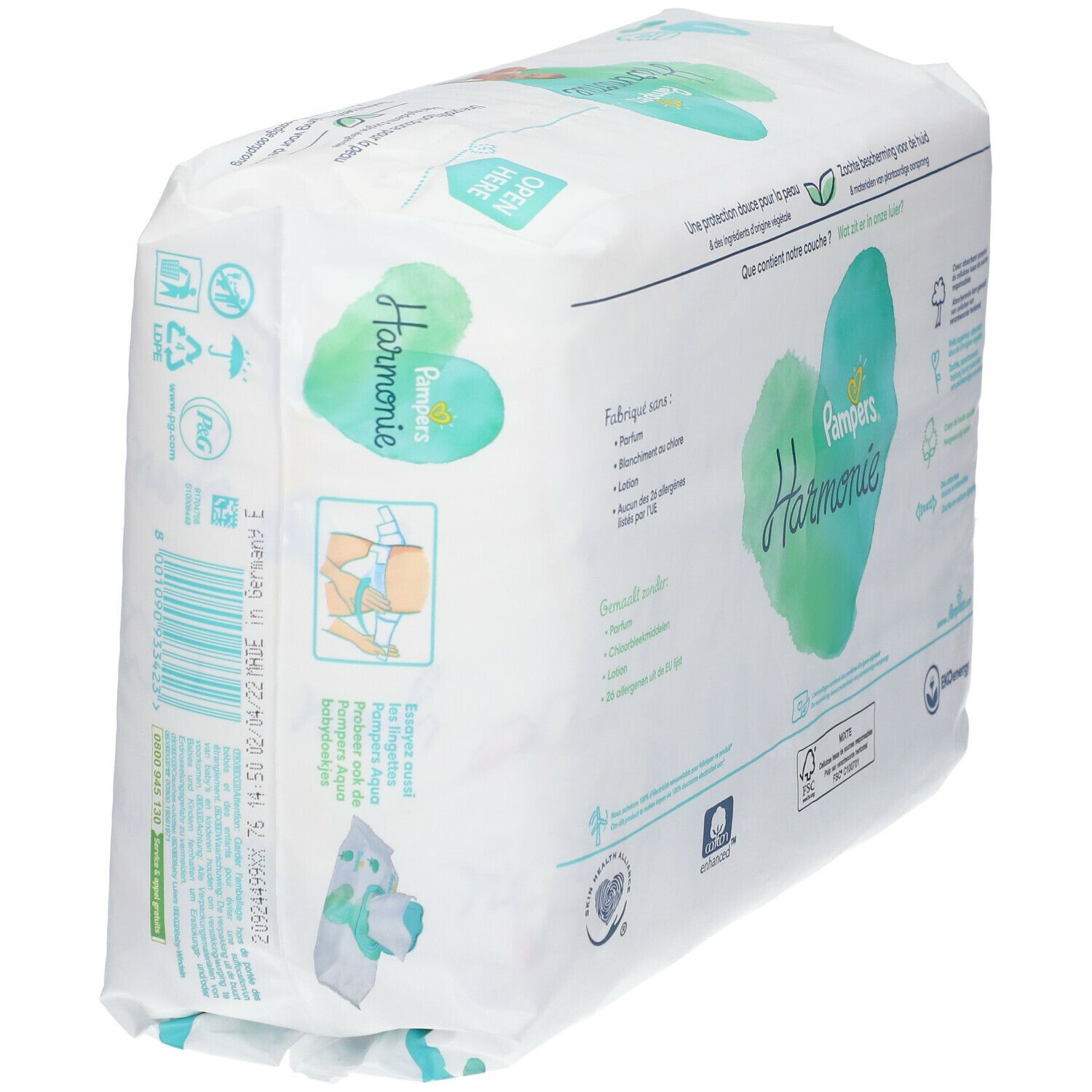 Pampers Harmonie Couches Taille Kg Pc S Redcare Pharmacie