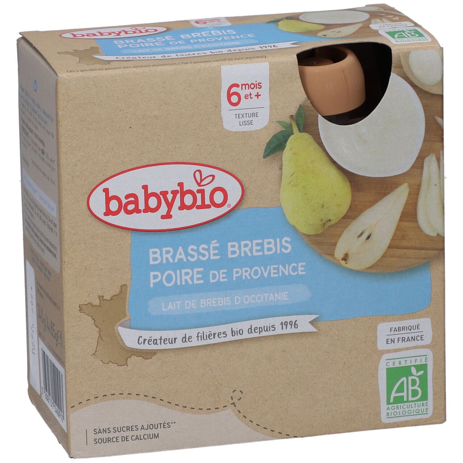 Babybio Brass Brebis Poire De Provence D S Mois G Redcare