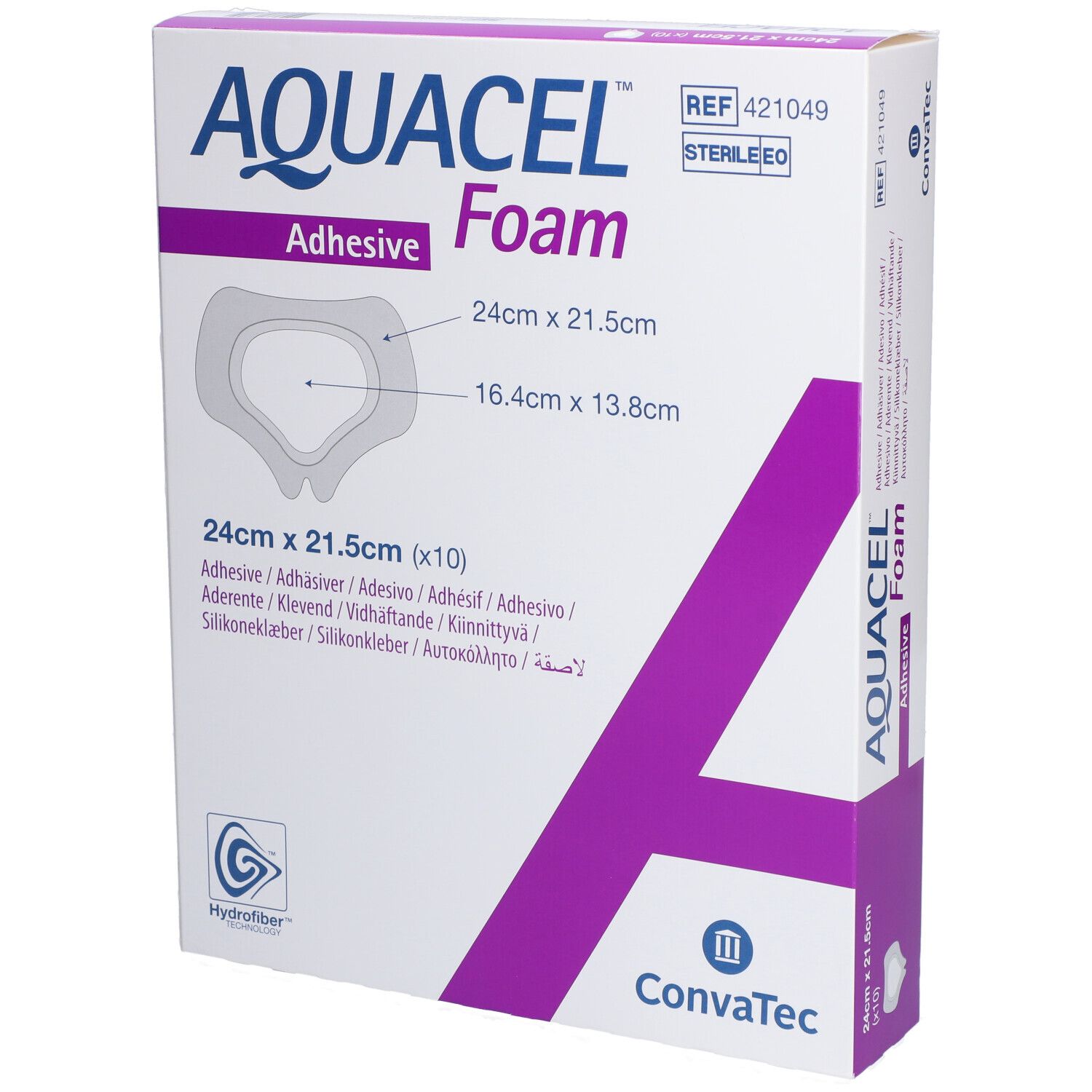 AQUACEL FOAM Adhésif Sacrum Pansement hydrocellulaire adhésif