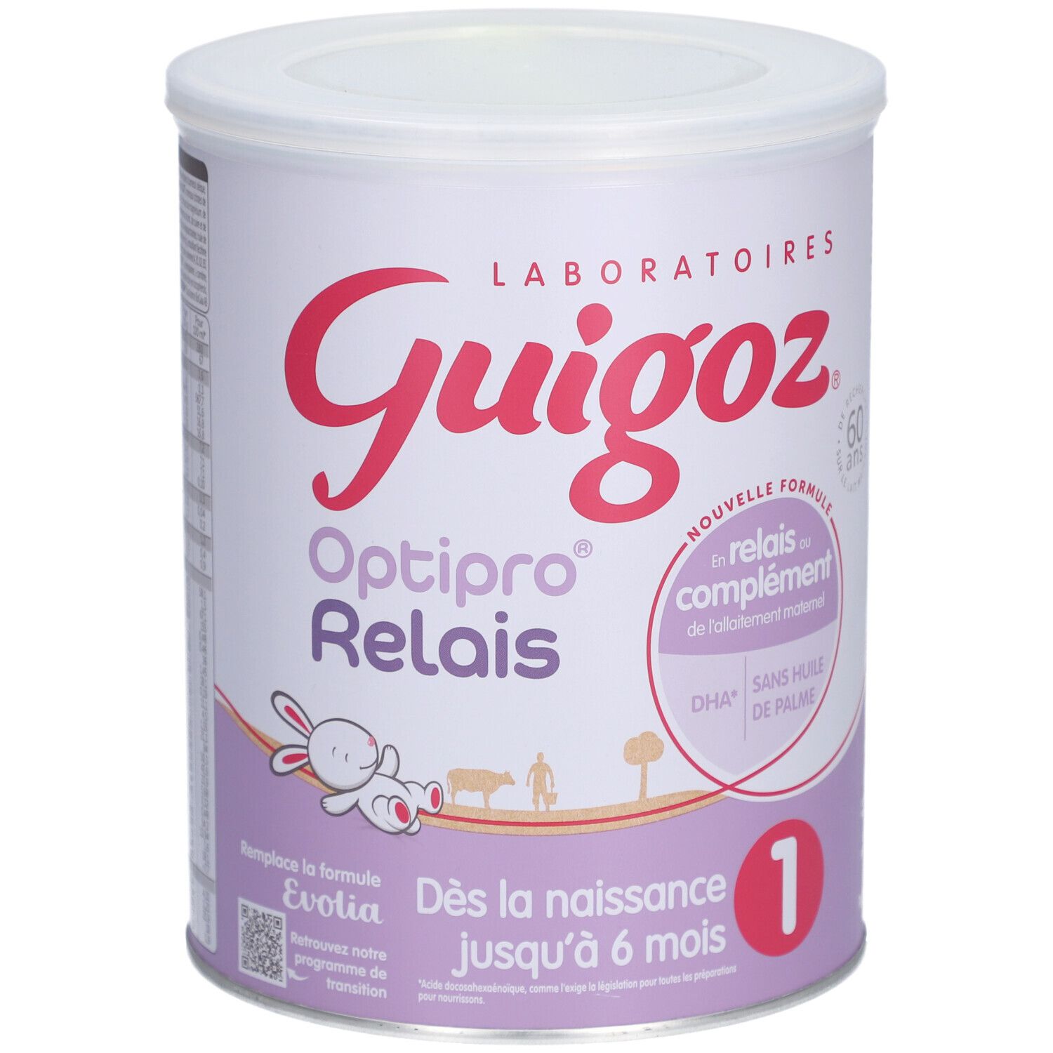 GUIGOZ Evolia 1 Lait 1er âge 800 g Redcare Pharmacie