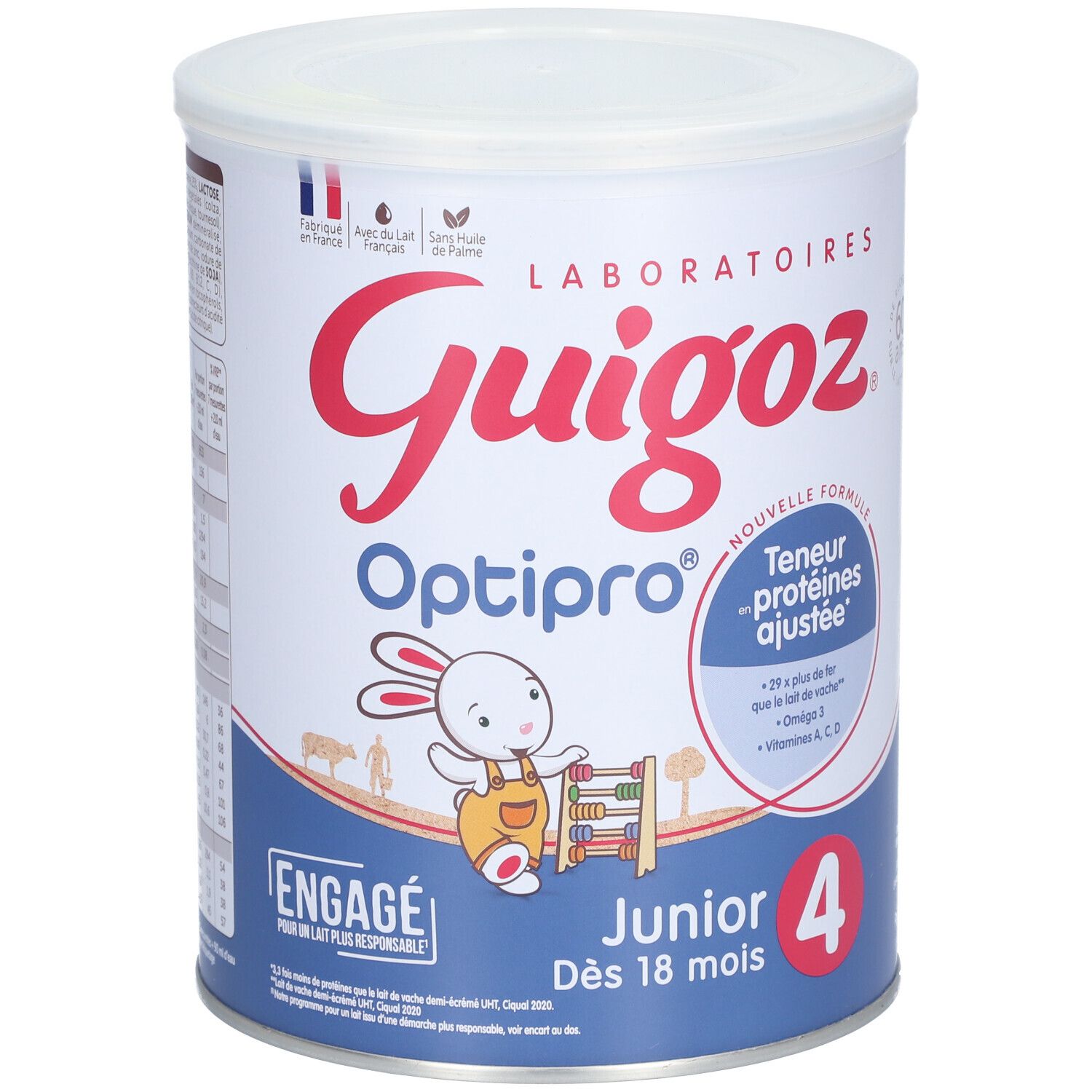 GUIGOZ Optipro 4 Junior Lait 4ème âge 900 g Redcare Pharmacie