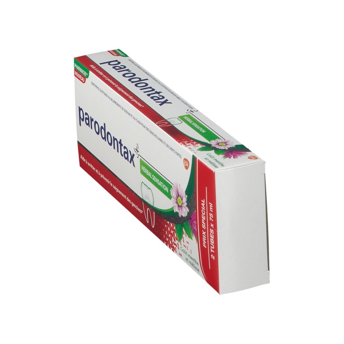 Parodontax Dentifrice Herbal Sensation 2x75 Ml Redcare Pharmacie